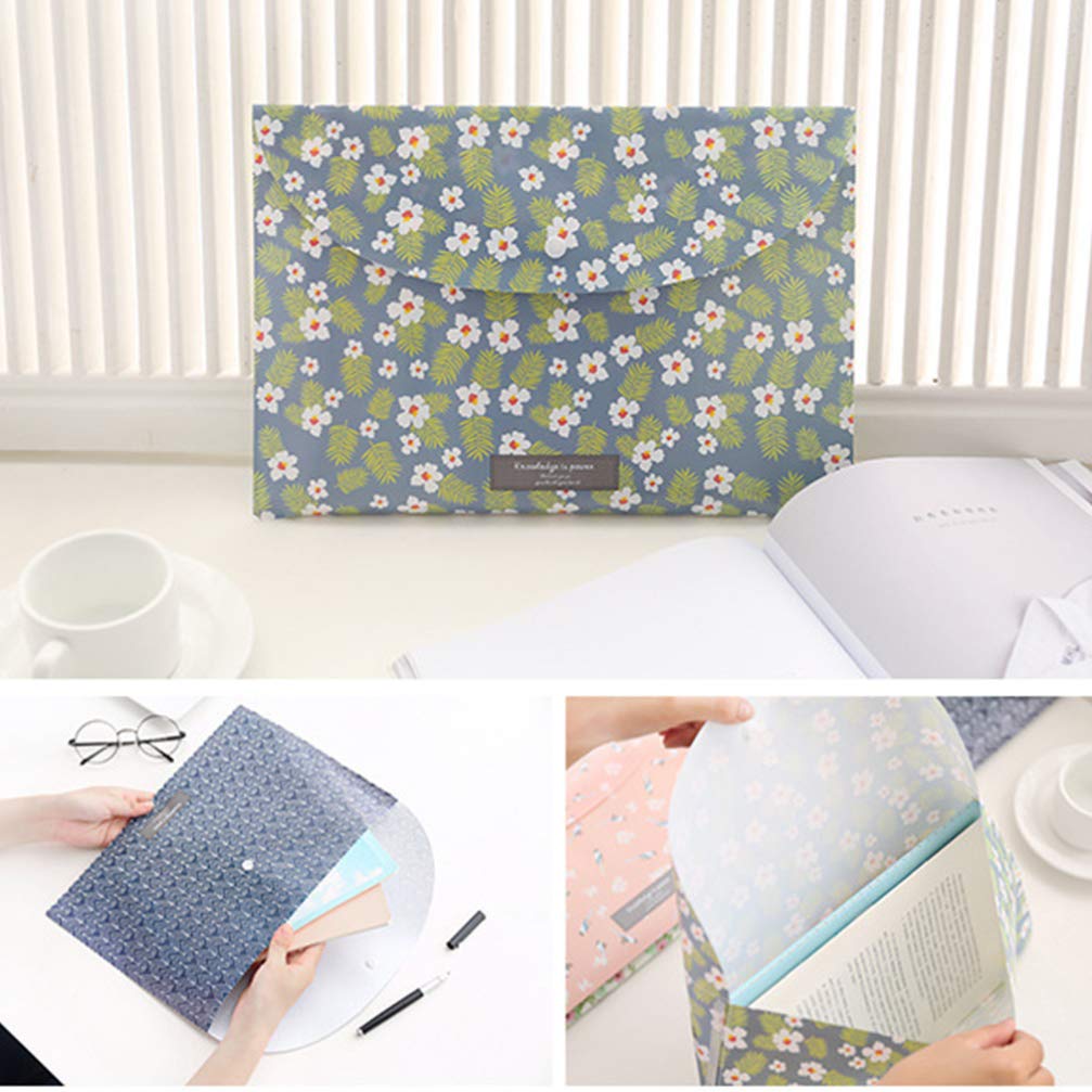 NUOBESTY A4 File Folders - 8pcs Document Holder Envelope Sleeves for Resume, Presentation, Business Cards - Office & School Supplies - Perfect for Home Office, Classroom, and Business Organization