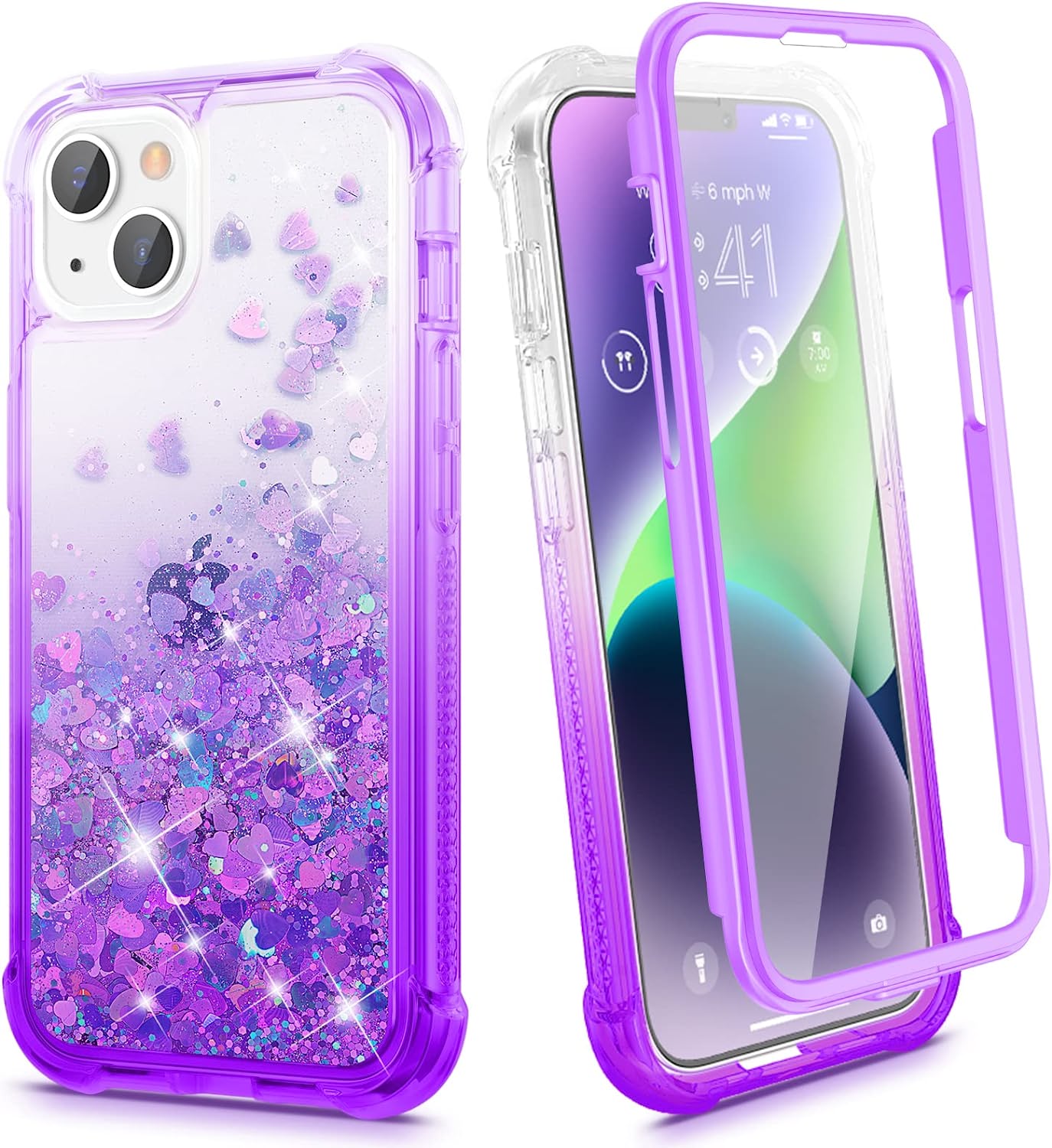 iPhone 14 Plus Glitter Case - 6.7