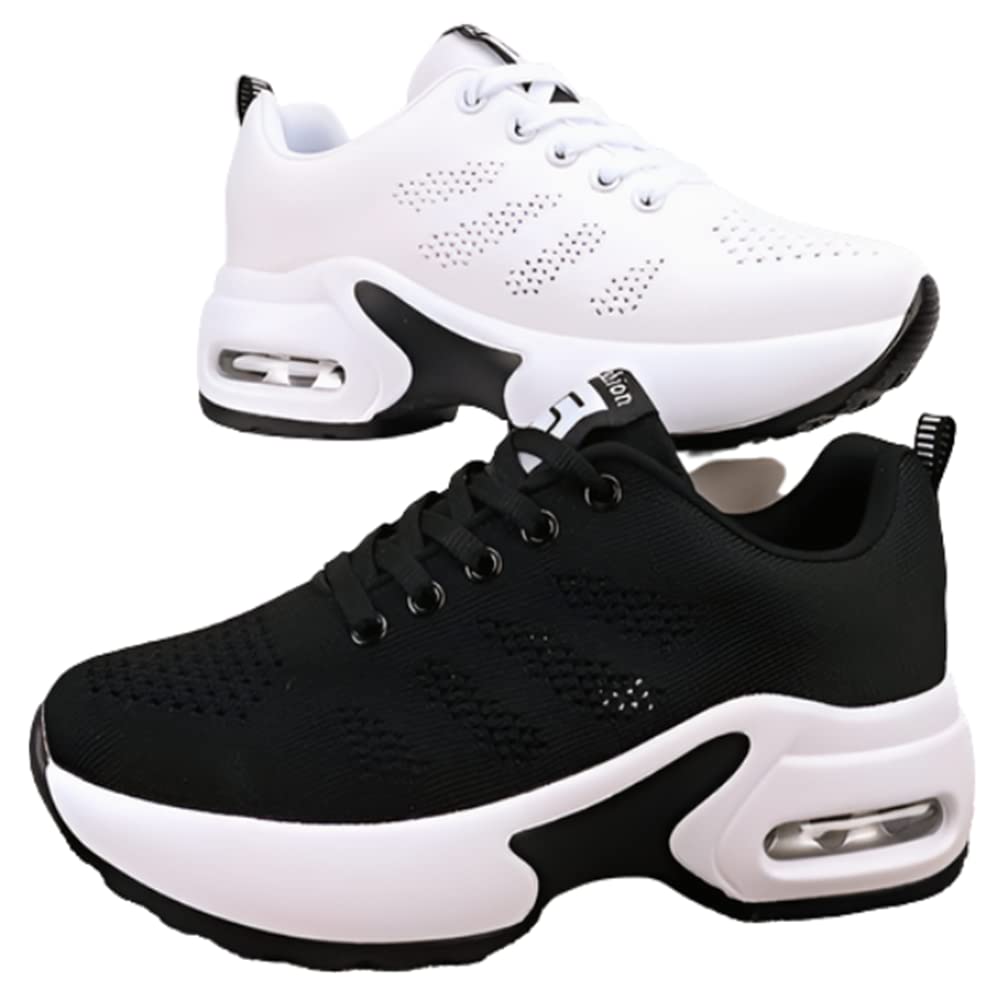 Women's Walking Shoes - Lightweight Mesh Casual Running Sneakers for Jogging, Tennis & Work | Breathable Comfort for Everyday Wear & Outdoor Activities