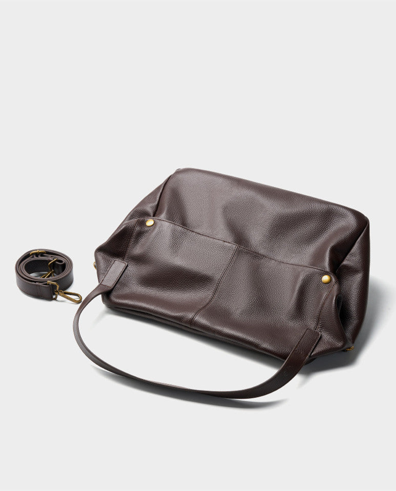 Premium Soft Leather Tote Bag for Women - Stylish & Durable Everyday Handbag - Perfect for Work, Travel & Shopping