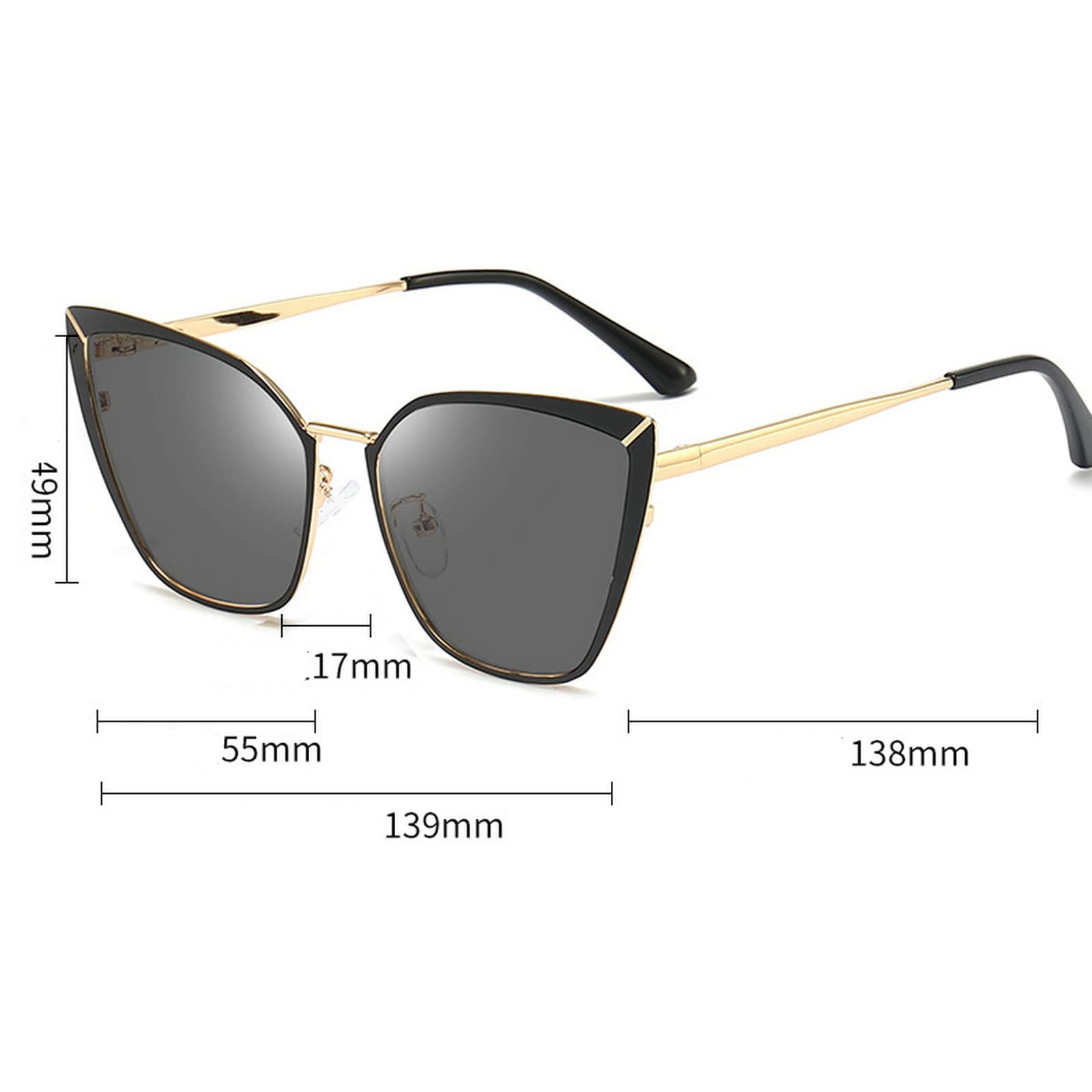 Fashionable Photochromic Cat Eye Reading Glasses for Women - Transition to Sunglasses - Perfect for Reading, Driving & Outdoor Activities