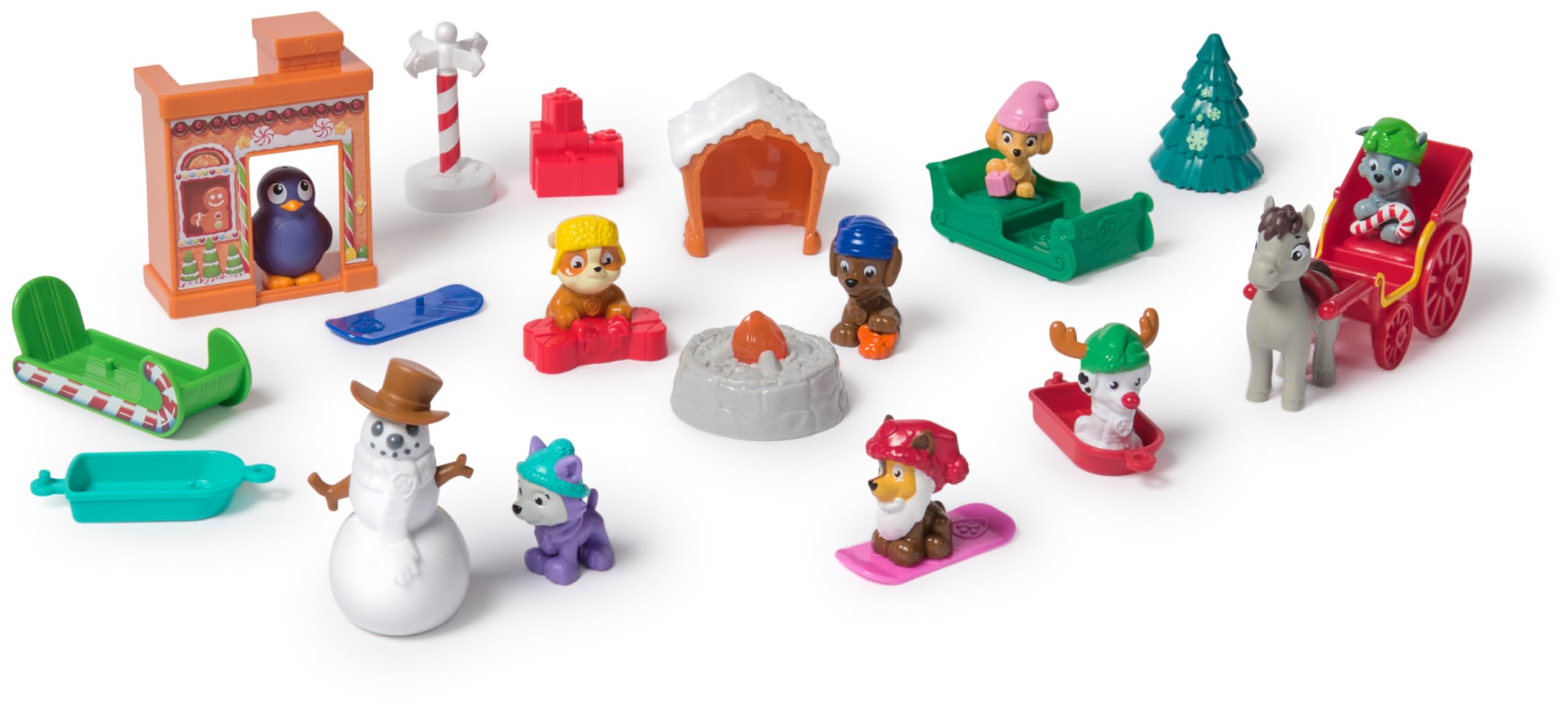 PAW Patrol 2024 Advent Calendar - 24 Surprise Toys with Figures & Accessories | Fun Holiday Countdown Gift for Kids Ages 3+ | Perfect for Christmas Stocking Stuffers & Family Countdown Traditions