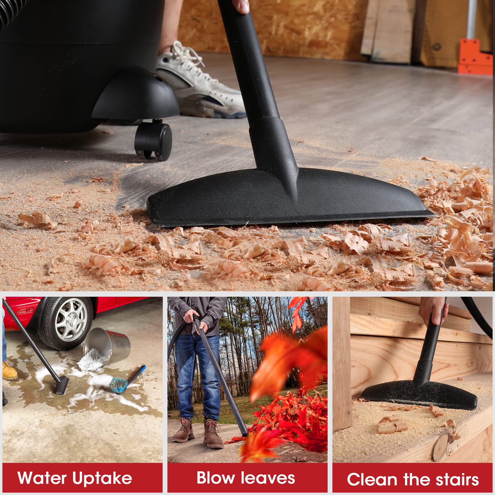 Shop-Vac 6 Gallon 3.0 Peak HP Wet/Dry Vacuum Cleaner - Heavy Duty Shop Vac with Attachments (Model 5920611) - Ideal for Workshop, Garage, Home Renovation & Car Cleaning