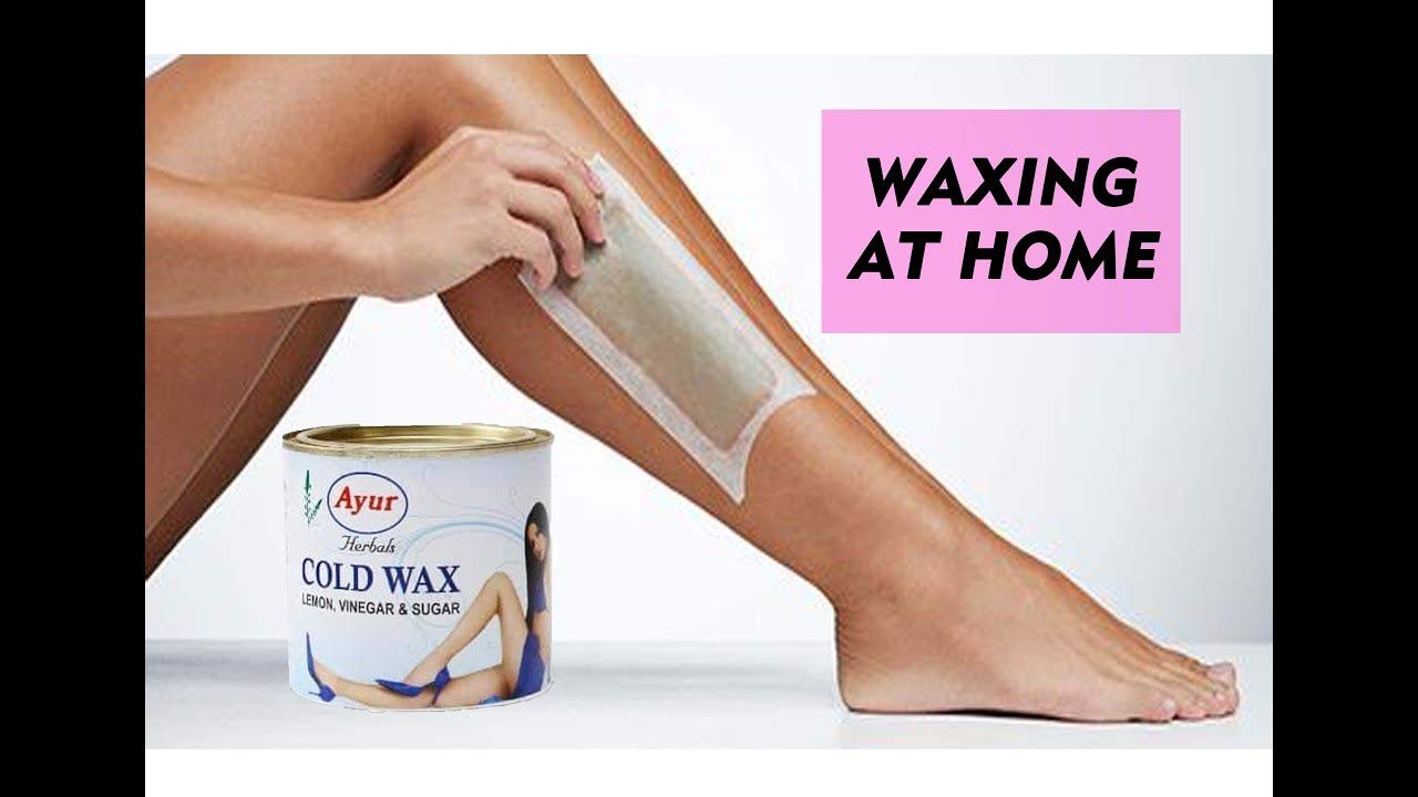 Ayur Herbal Lemon Vinegar Sugar Cold Wax Hair Removal Kit - 2 Pack (600ml) for Smooth, Hair-Free Skin at Home or Salon