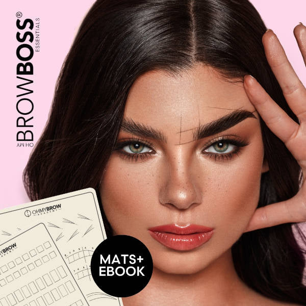 OHMYBROW BOSS Machine Mastery Bundle - Professional Eyebrow Tattoo Kit for Permanent Makeup Artists | Perfect for Salon, Spa & Home Use