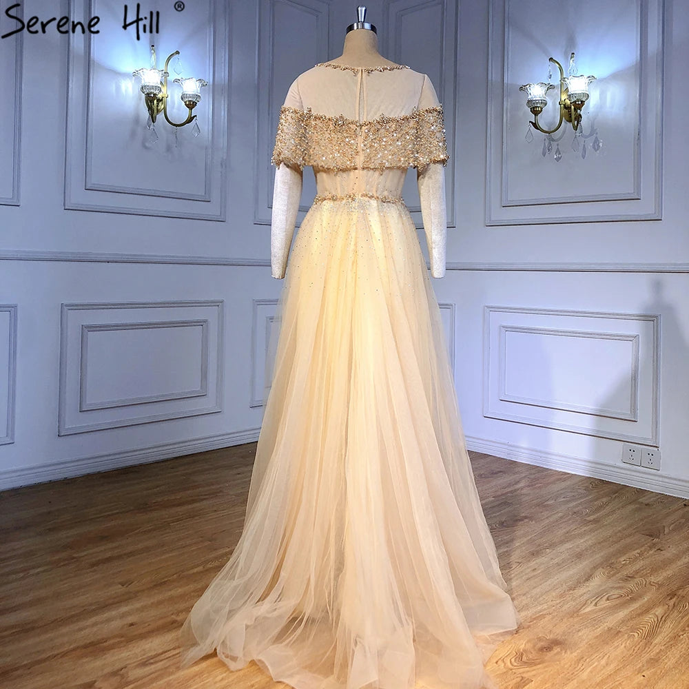 Elegant Blue Sequin A-Line Evening Dress with Short Sleeves - LA70352 | Perfect for Prom, Cocktail Parties & Special Occasions