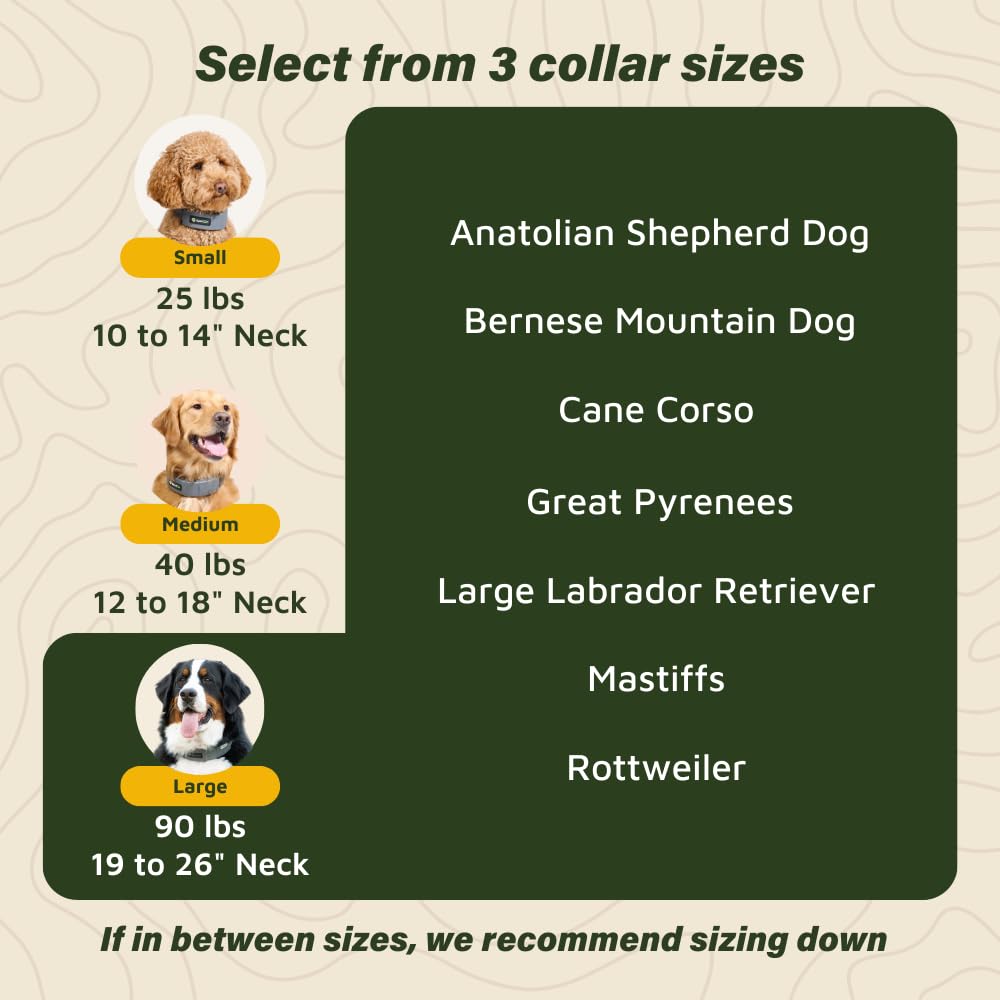 SpotOn GPS Dog Fence - Wireless Dog Collar with App Control | Waterproof Virtual Dog Fence System | 128 Satellite Network Tracking | All-Terrain GPS Tracker for Large Dogs | Verizon Compatible | Perfect for Backyard, Hiking & Outdoor Adventures