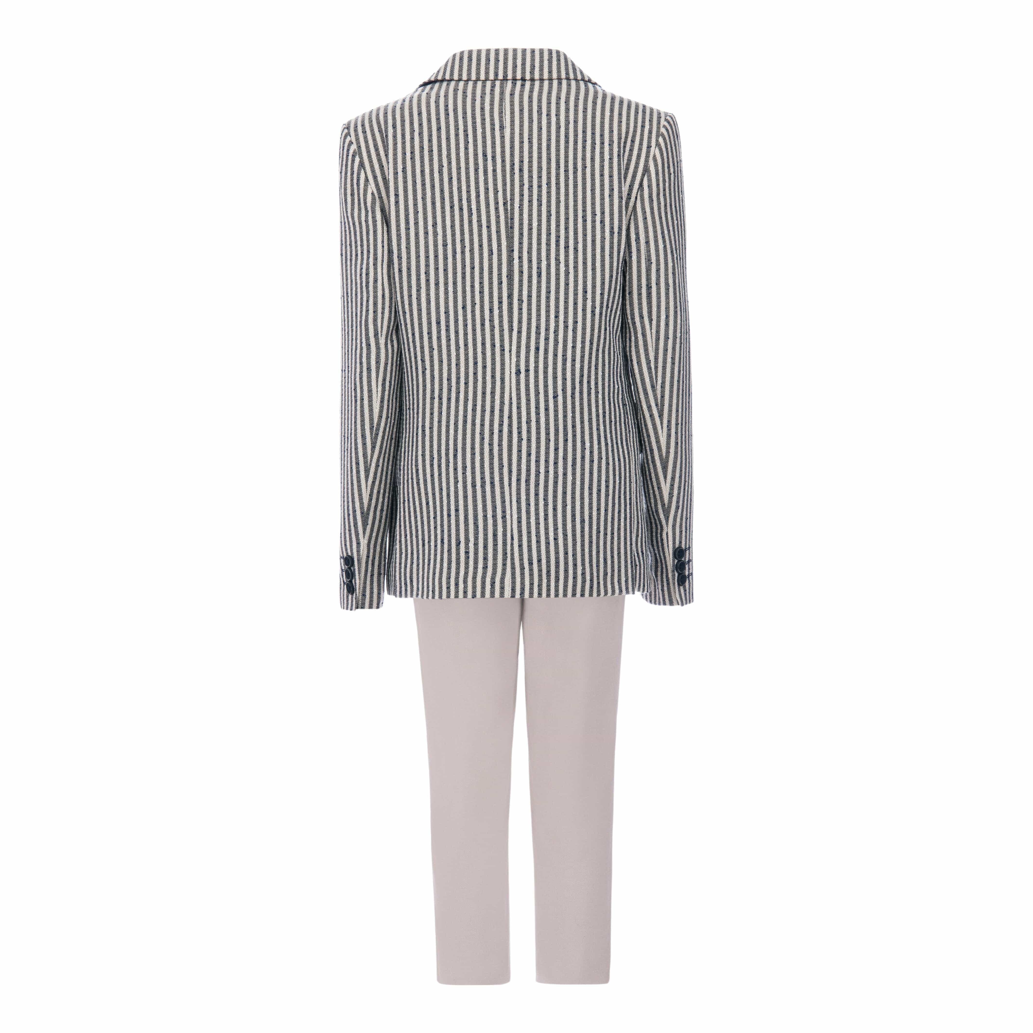 Beige Olivero Striped Casual Dress for Women - Summer Beach Outfit, Brunch Date & Vacation Wear