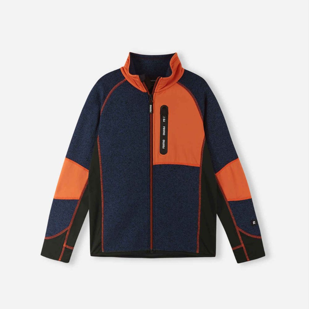 Reima Fleece Jacket for Boys - Soft & Warm Winter Fleece Coat in Jeans Blue - Perfect for Outdoor Play & Cold Weather Activities