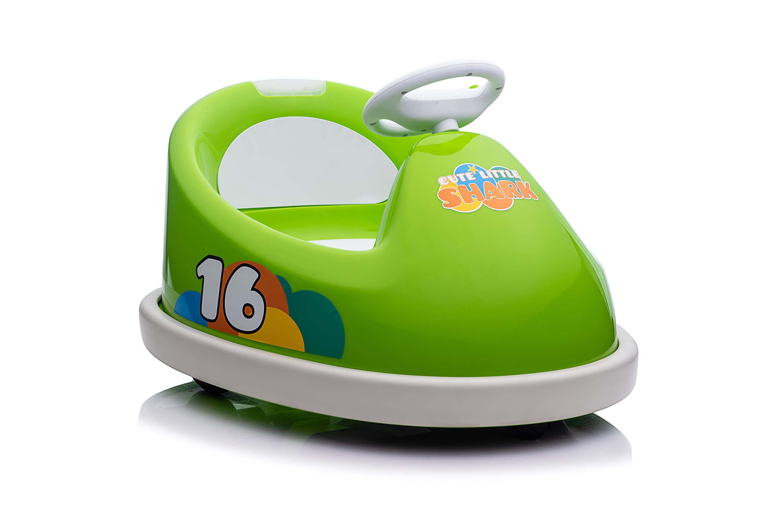Best Electric Ride On Cars for Kids Ages 2-4 - 6V Battery Powered Bumper Car with Anti-Collision Bar, 360° Spin, LED Lights & Music - Safe Toddler Toy for Indoor/Outdoor Play, Birthday Gifts & Family Fun