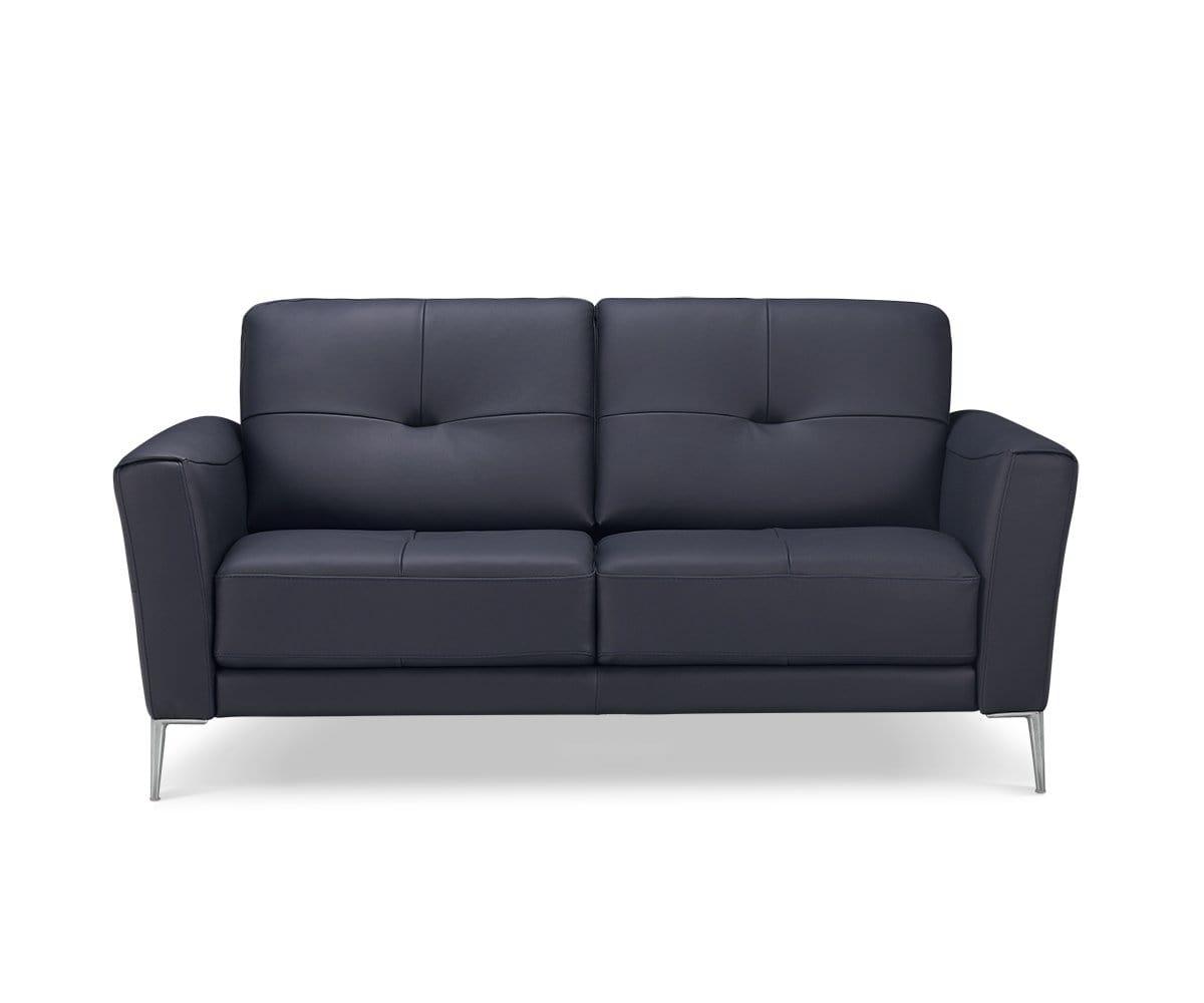 Liliana Genuine Leather Small Sofa - Compact & Stylish for Small Spaces, Apartments, and Cozy Living Rooms