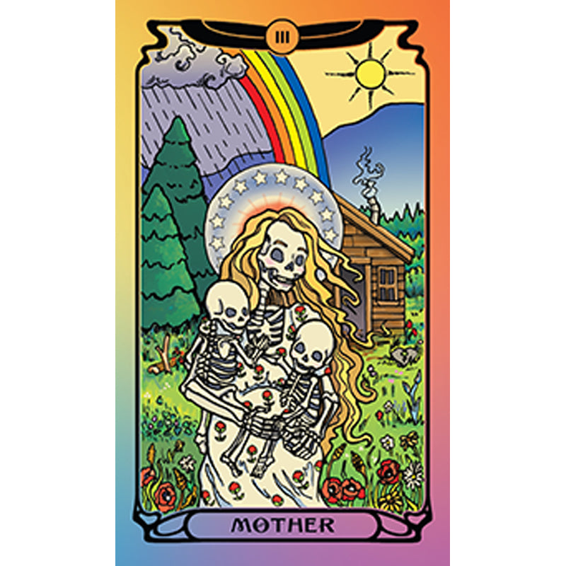 Grateful Dead Official Tarot Deck and Guidebook - 78-Card Set with Illustrated Guide for Divination, Meditation, and Spiritual Growth | Perfect for Fans, Collectors, and Tarot Enthusiasts