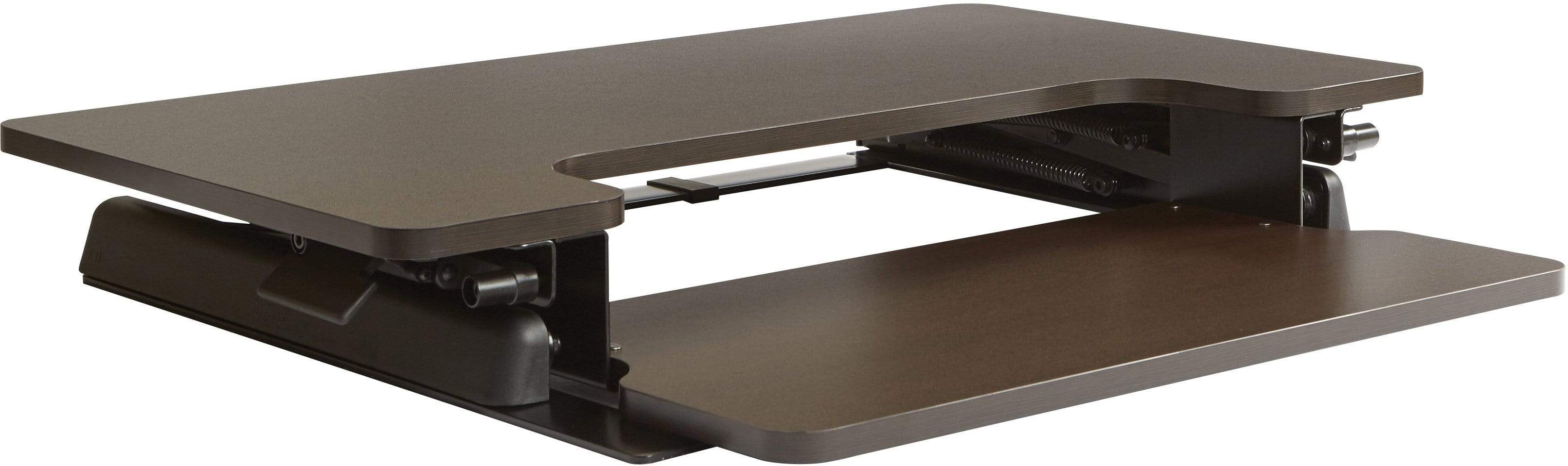 Office Star OSP Furniture Napa Desk Riser 35W x 29D Espresso - Adjustable Standing Desk Converter for Home & Office Workspace [NAP3529ESP]