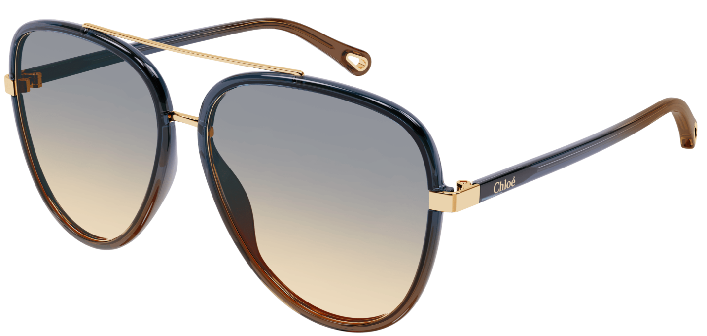 Chloe CH0129S Sunglasses - Polarized UV Protection Aviator Sunglasses for Women & Men - Perfect for Driving, Beach, and Outdoor Activities