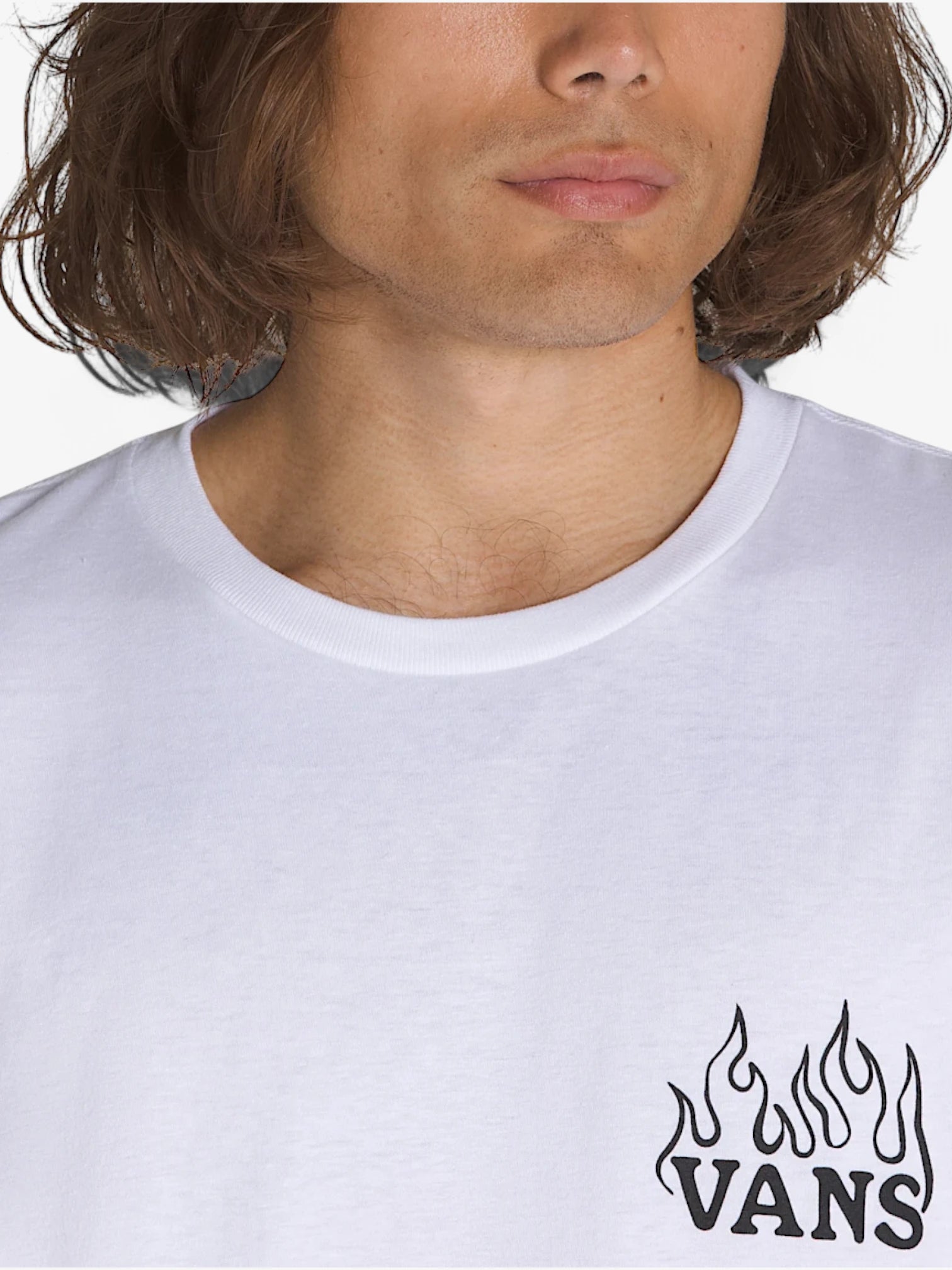 Vans The Royal Flush Short Sleeve T-Shirt - White Cotton Graphic Tee for Men | Casual Streetwear & Skate Style Outfits