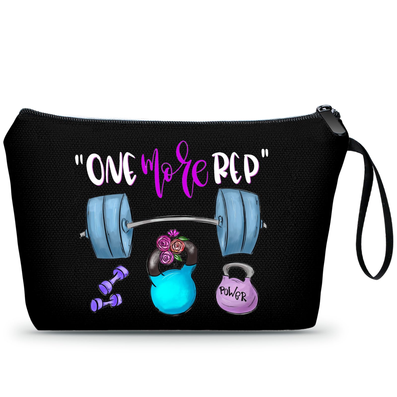 Gym Makeup Bag for Women - Waterproof & Durable Workout Essentials - Perfect Fitness Gift for Her, Female Friends & Athletes - Ideal for Gym, Yoga & Travel
