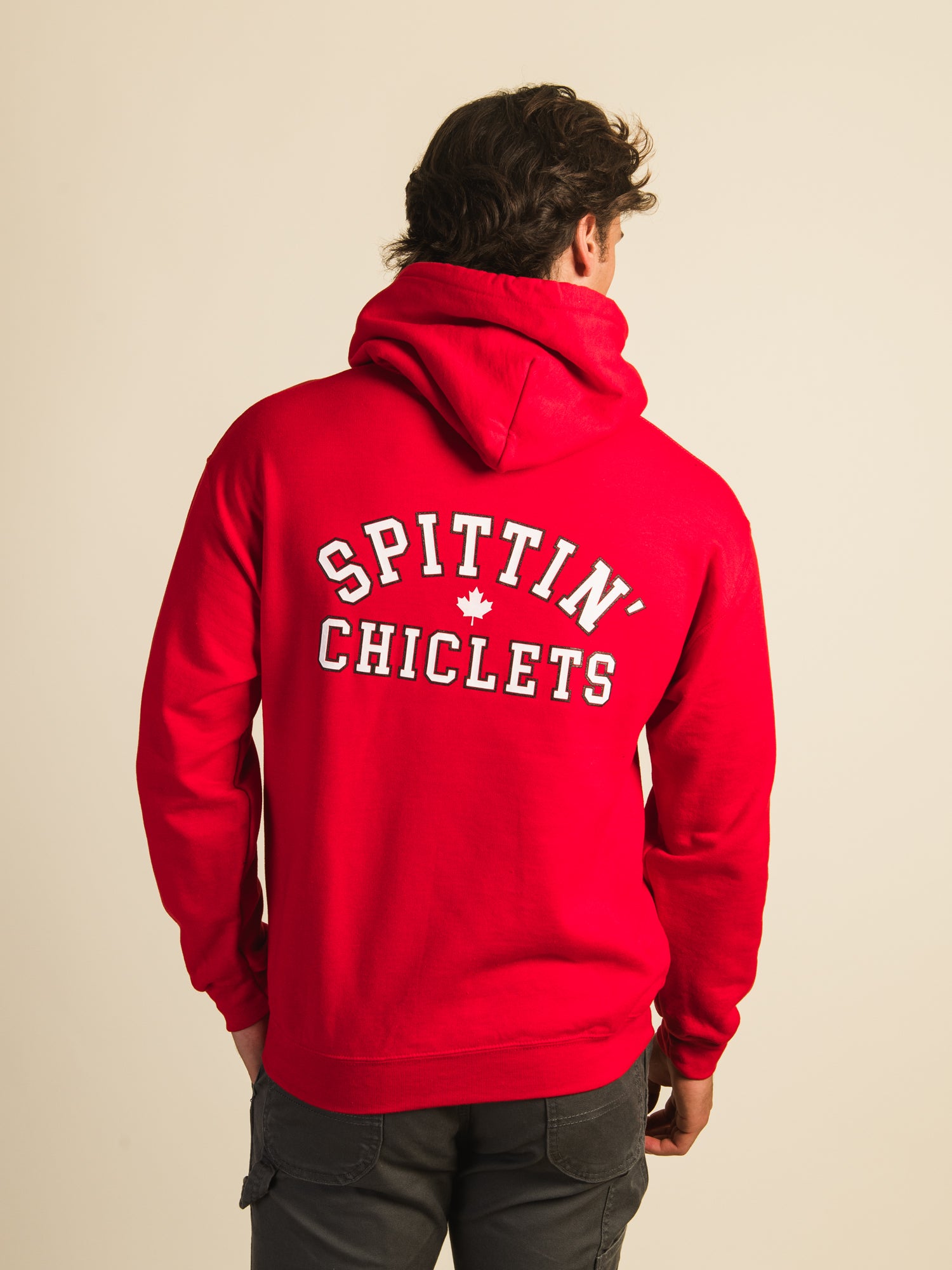 Barstool Sports Spittin' Chiclets Hoodie - Men's Pullover Sweatshirt for Casual Wear & Sports Fans