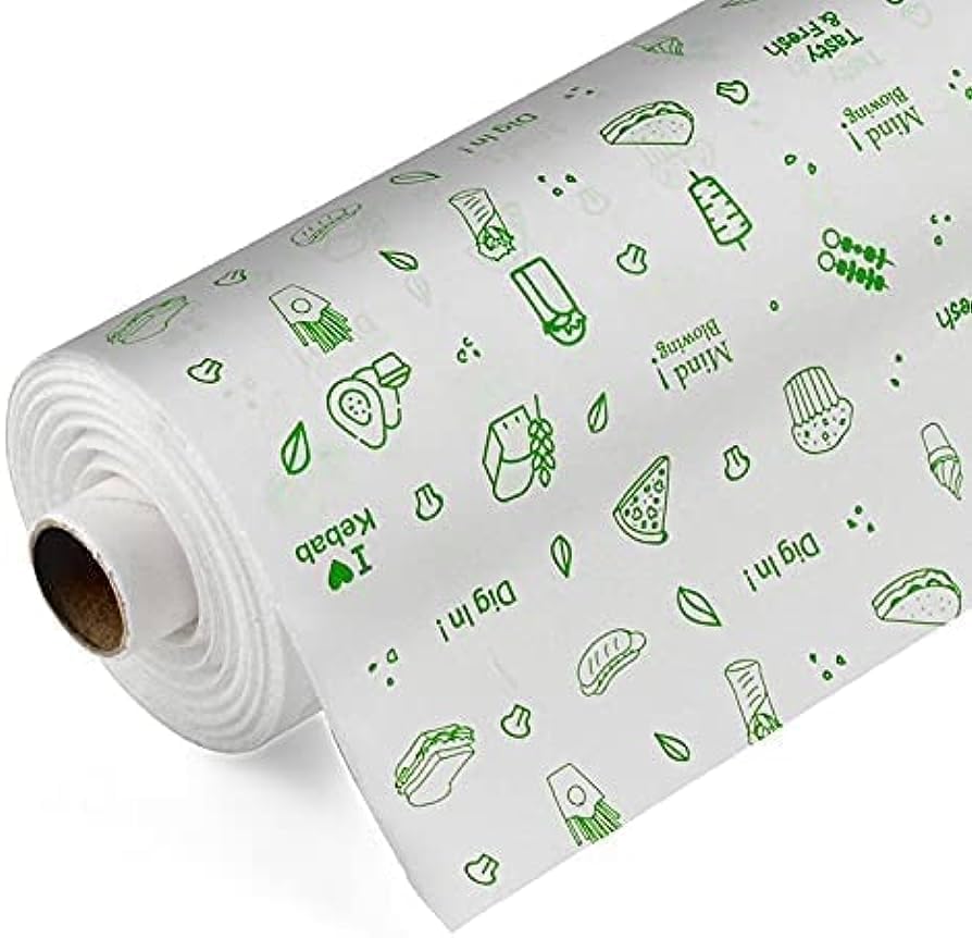 KARRON 100% Food Grade Butter Paper Roll 25M - Non-Stick Baking Parchment Paper for Roti Wrapping, Cookies, Cakes & Pastries - Perfect for Home Baking & Restaurant Use