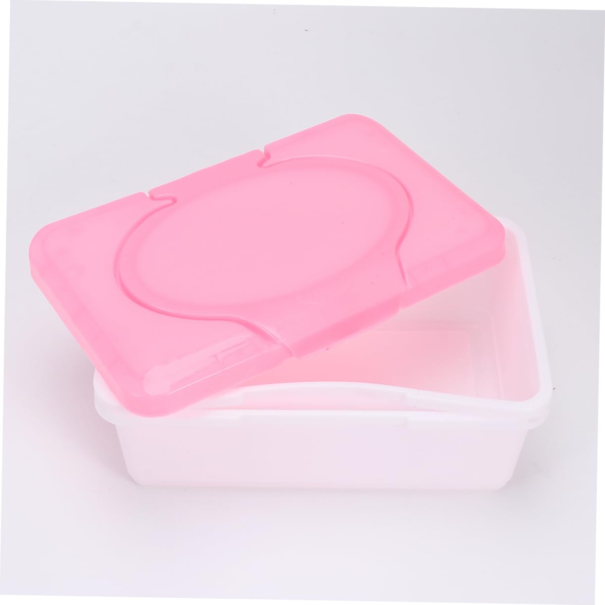 WOONEKY 2-Pack Compact Wet Wipes Storage Box - Portable Tissue Holder for Office, Restaurant, Car, Travel & Home Decor - Leak-Proof Moist Towelette Dispenser (2 Sets of 2) - Perfect for On-the-Go Cleaning, Baby Care & Hygiene Essentials
