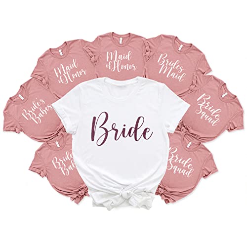 Bachelorette Party Shirts for Bride & Bridesmaids - Funny Bride Team T-Shirts, Bachelorette Party Favors & Bridal Gifts - Perfect for Wedding Showers, Bachelorette Weekends & Girls' Night Out