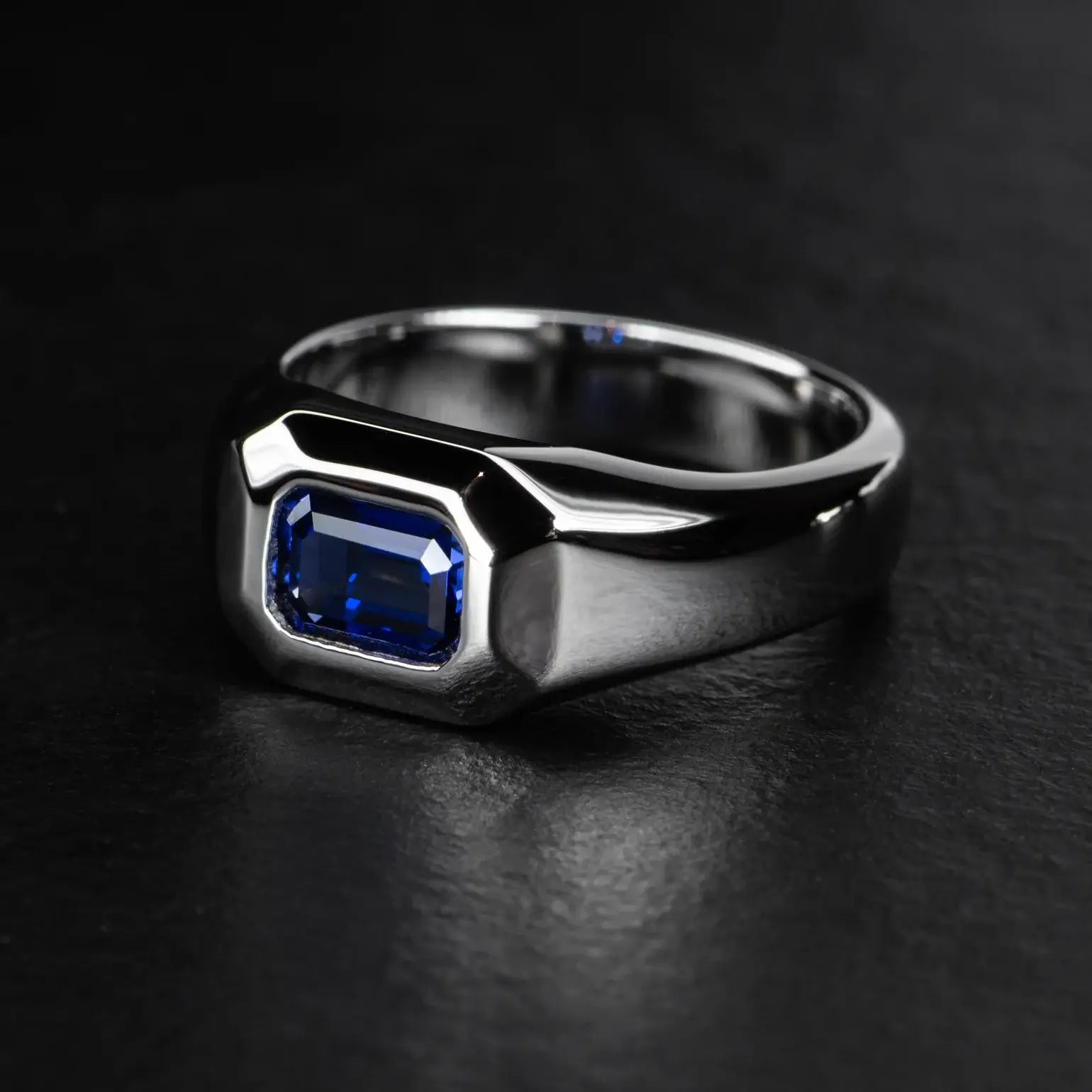 MONARCH Gemstone Signet Ring for Men & Women - Elegant Handcrafted Jewelry Gift for Birthdays, Anniversaries & Special Occasions | Perfect for Formal Events, Weddings & Everyday Luxury Wear