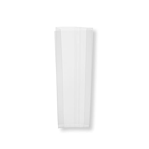 Restaurantware 14x7 Inch Heat Seal Bags - 100 Pack Clear Resealable Plastic Pouches for Snacks, Meals & Food Storage | Recyclable, No Flap Design | Perfect for Restaurants, Catering & Home Meal Prep
