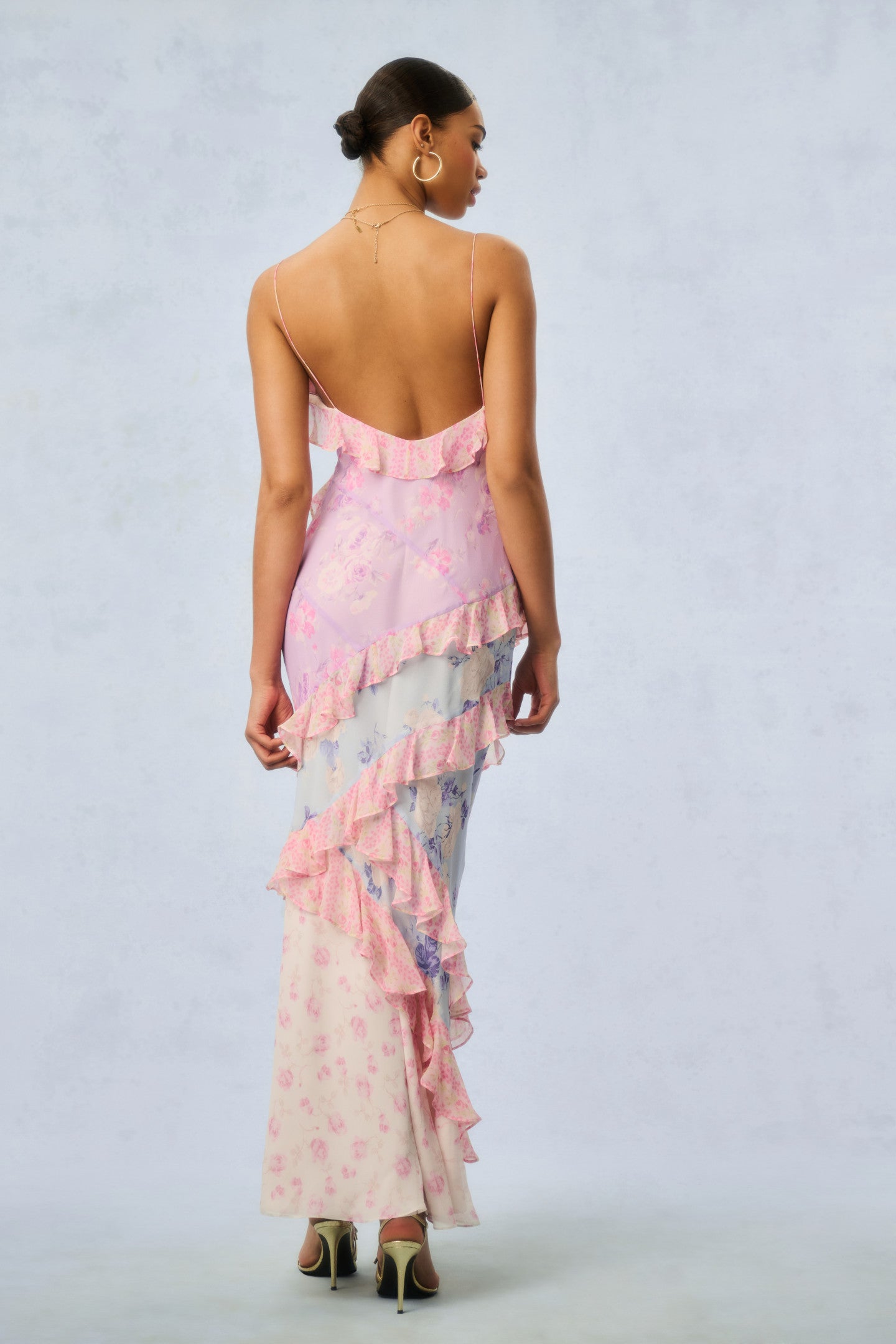 Rialto Silk Fragrance Mixed Print Dress - Elegant Floral Summer Dress for Women | Perfect for Weddings, Parties & Date Nights