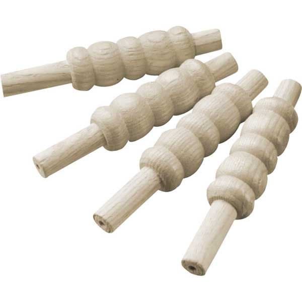 Premium Cricket Bails - Professional Wooden Cricket Wickets for Matches & Training - Perfect for Cricket Games, Practice & Backyard Play