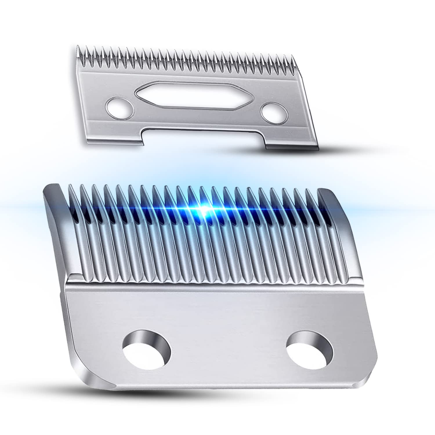 Roziapro Professional Replacement Hair Clipper Blades - Stainless Steel Detachable Trimmer Blades for Hair Clippers & Outliners | Adjustable T-Blade for Barbers & Home Haircuts | Perfect for Beard Trimming, Fading & Hair Styling