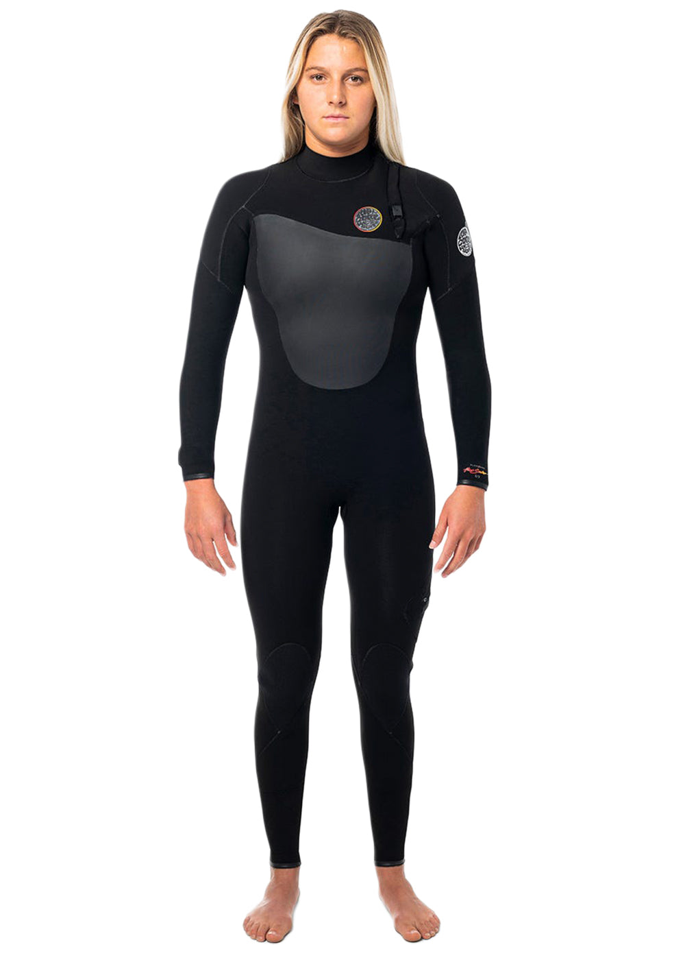 Rip Curl Women's F Bomb Heatseeker 4/3mm GB Zip Free Steamer Wetsuit - Premium Thermal Surfing Suit for Cold Water Surfing & Diving