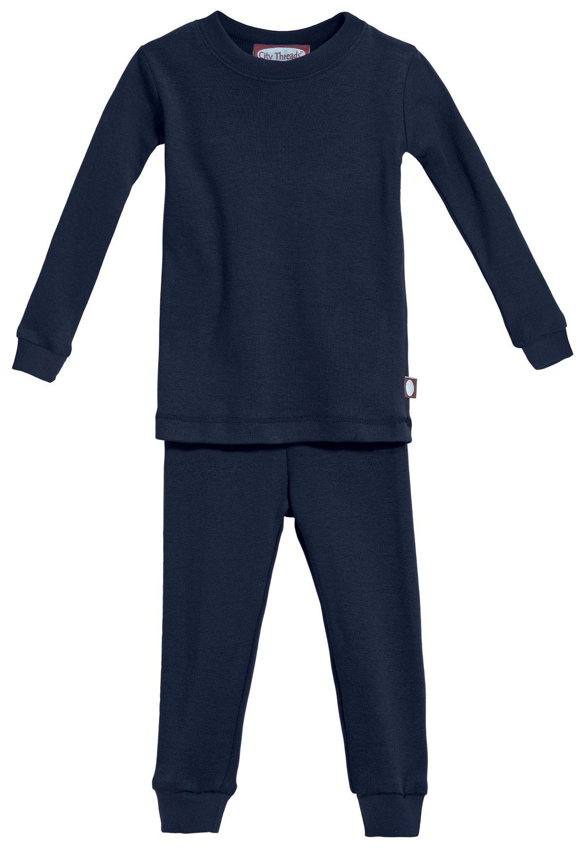 Organic Cotton Thermal Pajama Set for Kids - Hypoallergenic & Skin-Friendly Sleepwear for Sensitive Skin - Cozy Winter Pajamas for Boys & Girls - Perfect for Cold Nights & Holiday Family Matching Outfits