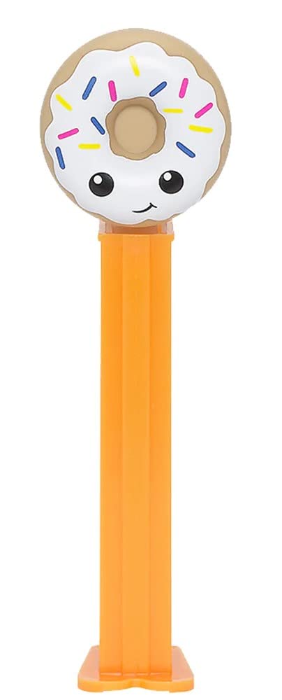 PEZ Donut Candy Dispenser with Refills - Fun Donut-Shaped Candy Dispenser for Kids & Adults | Bulk Candy Party Favors for Birthdays, Halloween, Easter & Classroom Treats | Perfect for Grab Bags, Goodie Bags & Candy Buffets