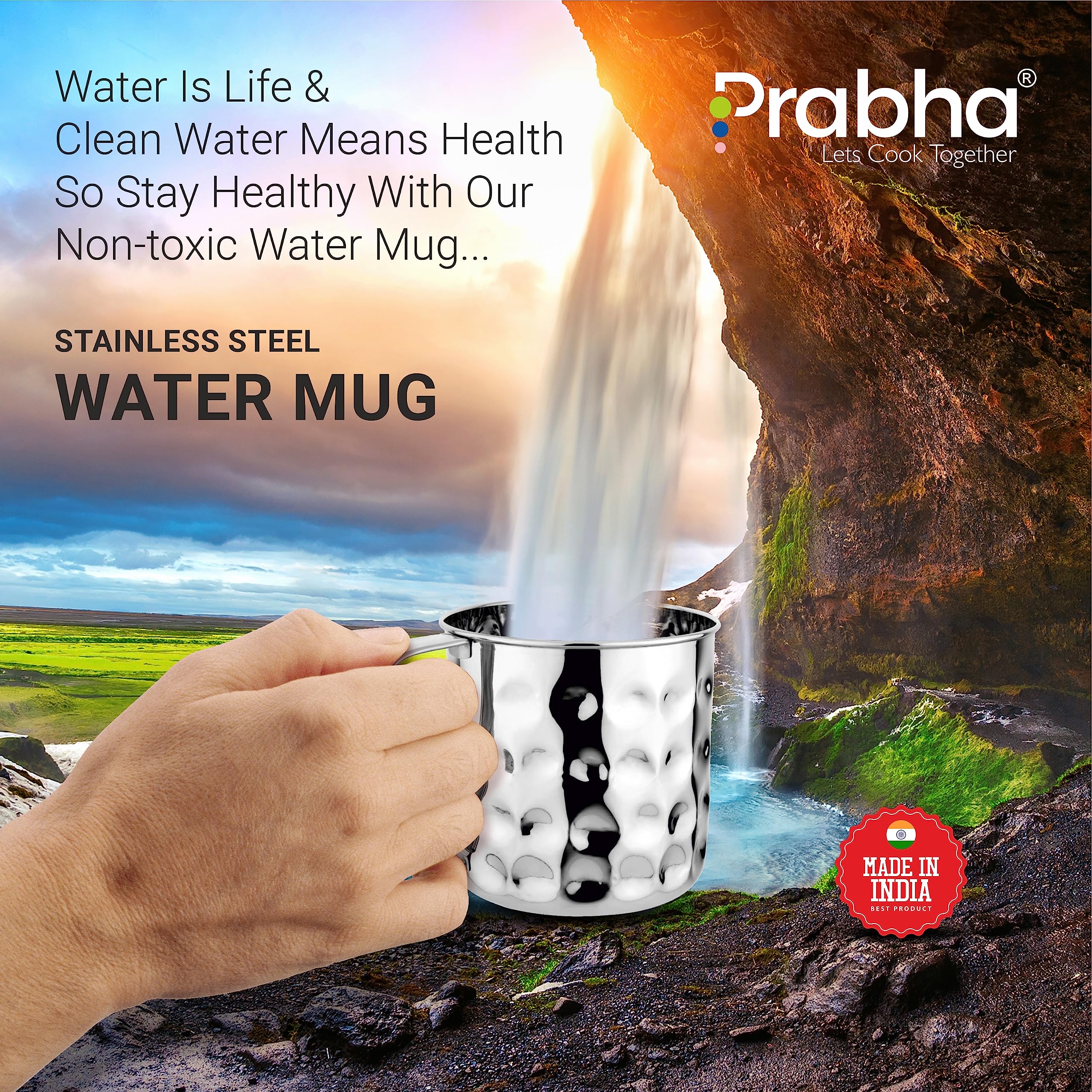 Premium Stainless Steel Insulated Water Bottle - 300ml Leak-Proof Travel Mug for Hiking, Camping, Office & Outdoor Adventures | BPA-Free & Durable Design