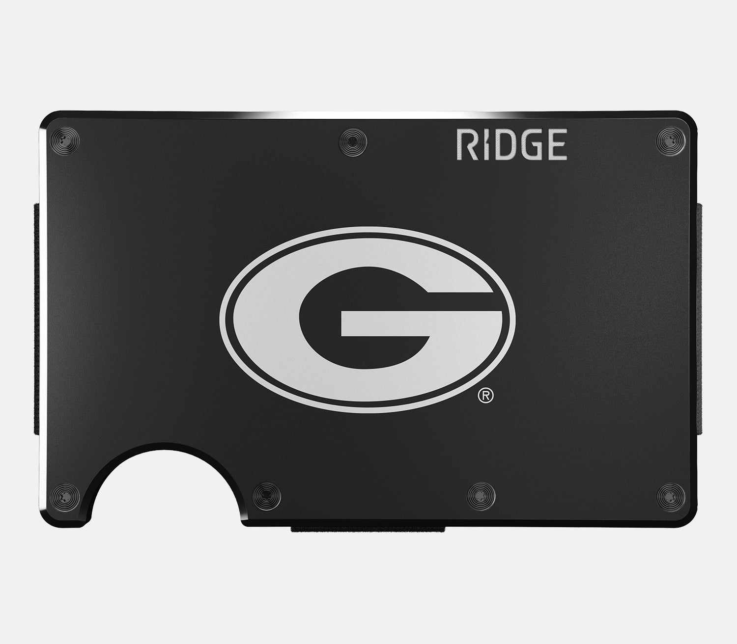 Ridge Wallet for Men - Slim RFID Blocking Minimalist Front Pocket Wallet - Georgia Bulldogs Team Design - Perfect for Everyday Carry, Travel, and Gifts