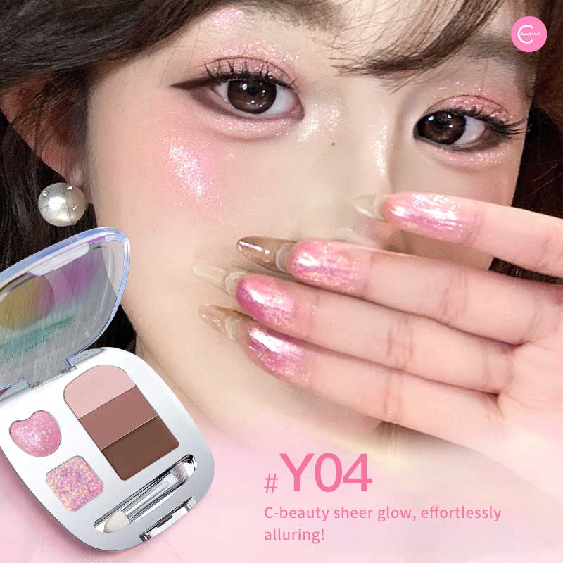GELLA’S Dreamy Aegyo Sal Palette - Korean Under Eye Blush & Highlighter for Natural Makeup Look | Perfect for Daily Wear, Party & K-Beauty Enthusiasts