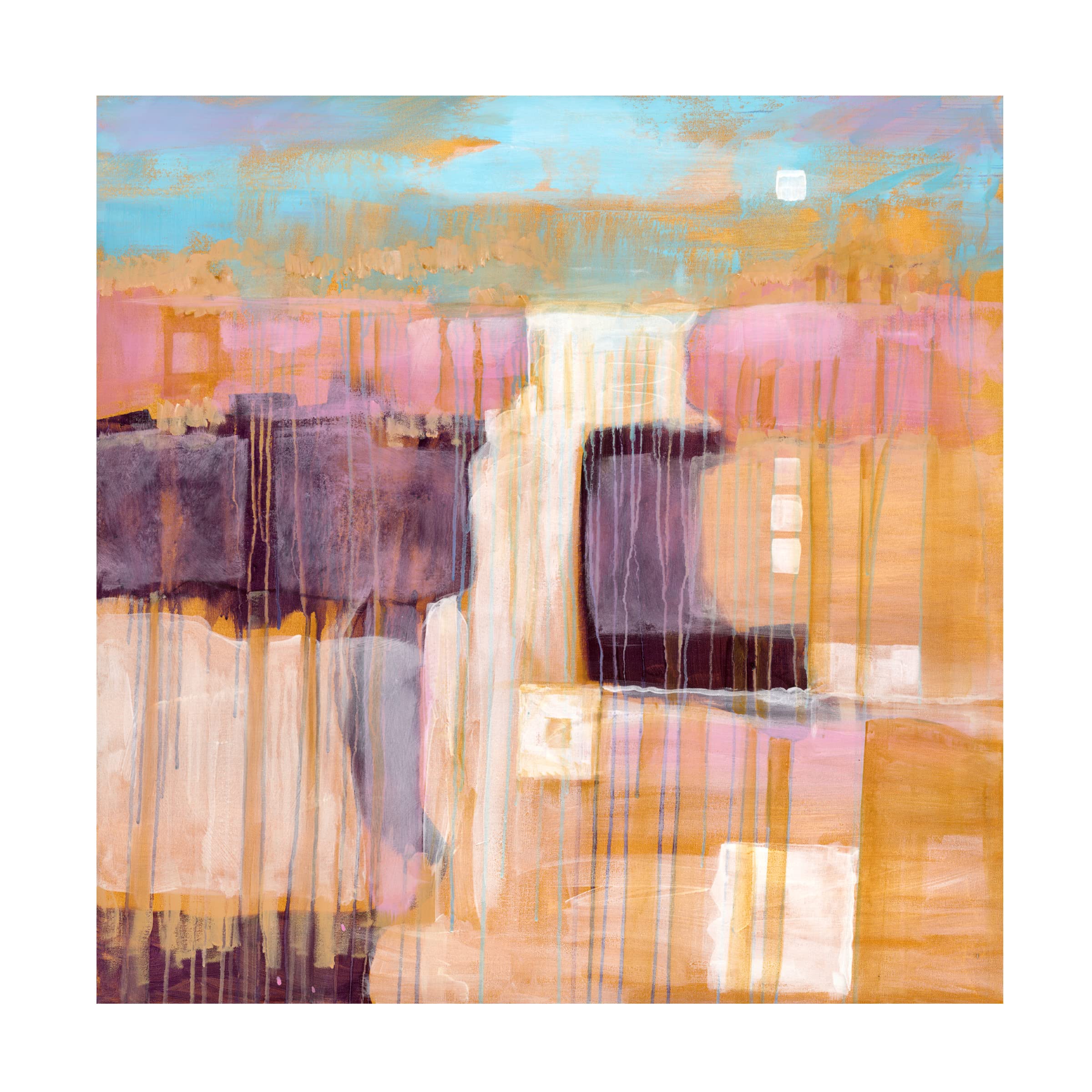 Trademark Fine Art 'Terre Cotta Dunes I' Canvas Wall Art Print by Sue Riger - Desert Landscape Painting for Living Room, Bedroom & Office Decor