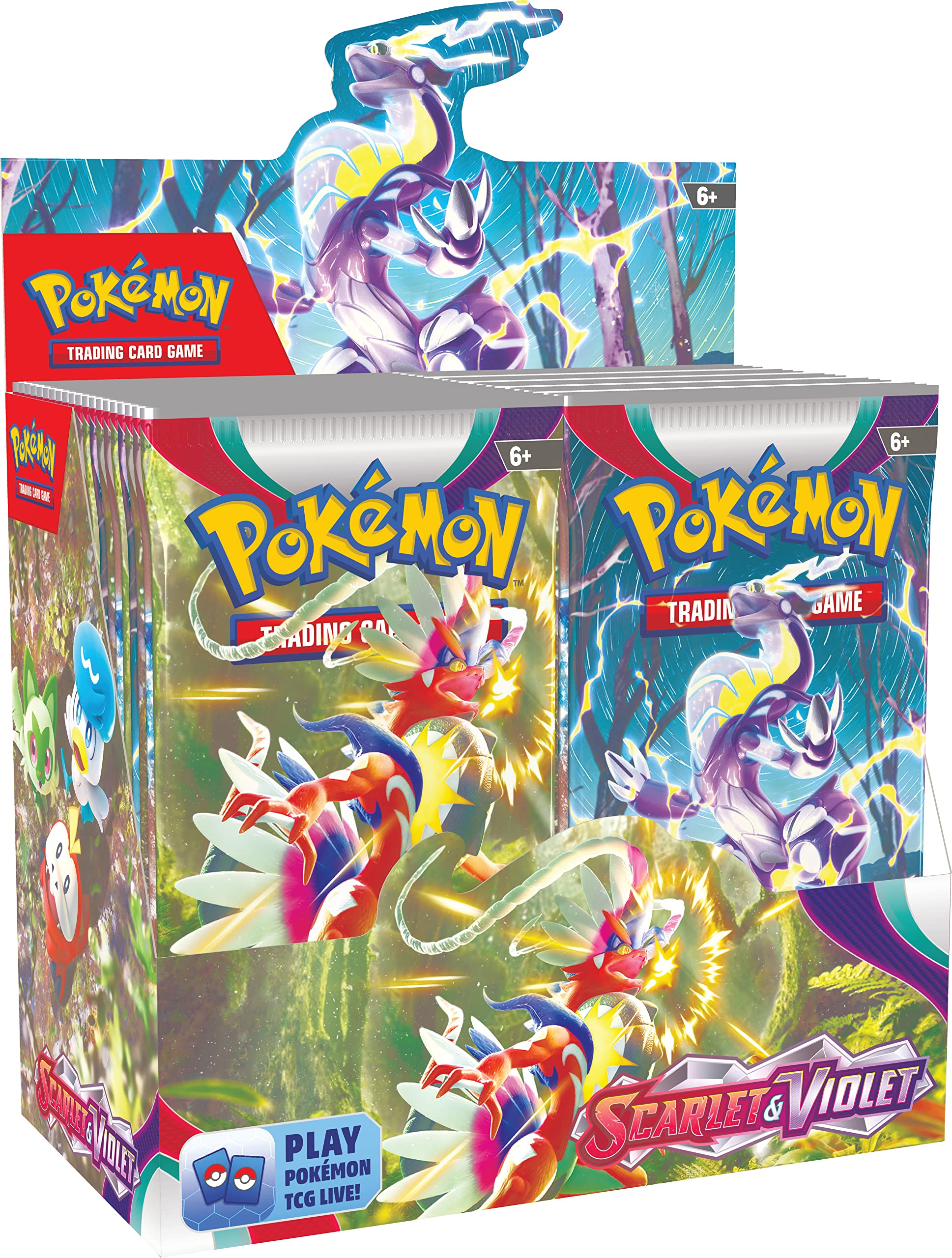 Pokemon Cards Scarlet & Violet English Booster Packs - Collectible Trading Cards for Battles, Gifts & Display | Perfect for Pokemon Fans & Card Collectors