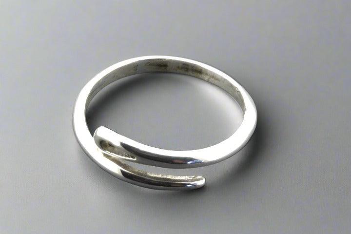 Sterling Silver Needle Ring - Elegant & Dainty Jewelry for Women - Perfect for Everyday Wear, Gifts & Special Occasions