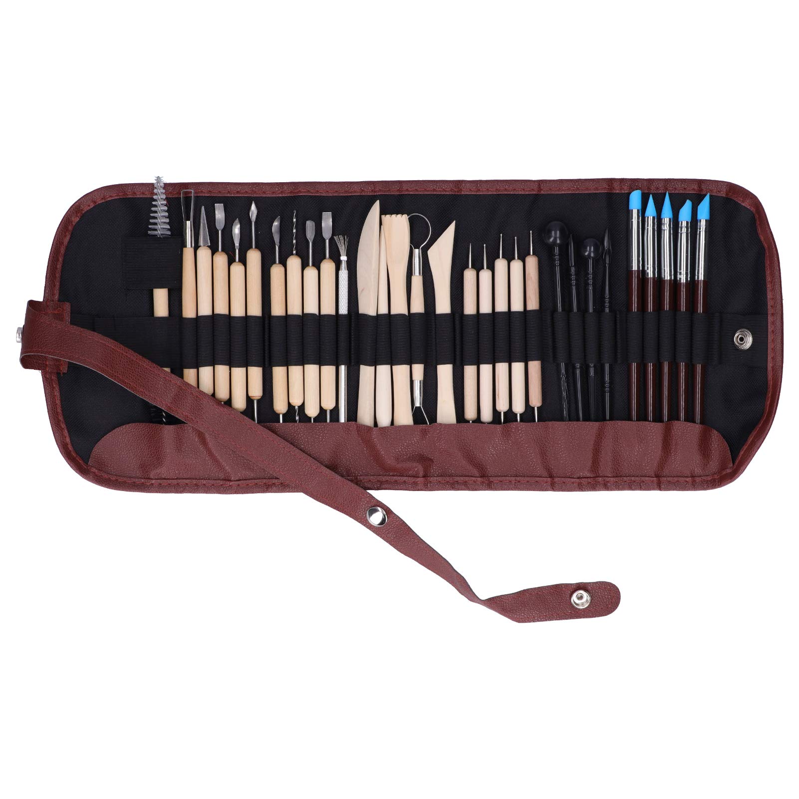 LZKW Professional Carving Knife Set - Durable Clay Sculpting Tools for Pottery, Art & Craft - Safe for Clay Repair & Modeling - Perfect for DIY Projects, Ceramics & Polymer Clay Art