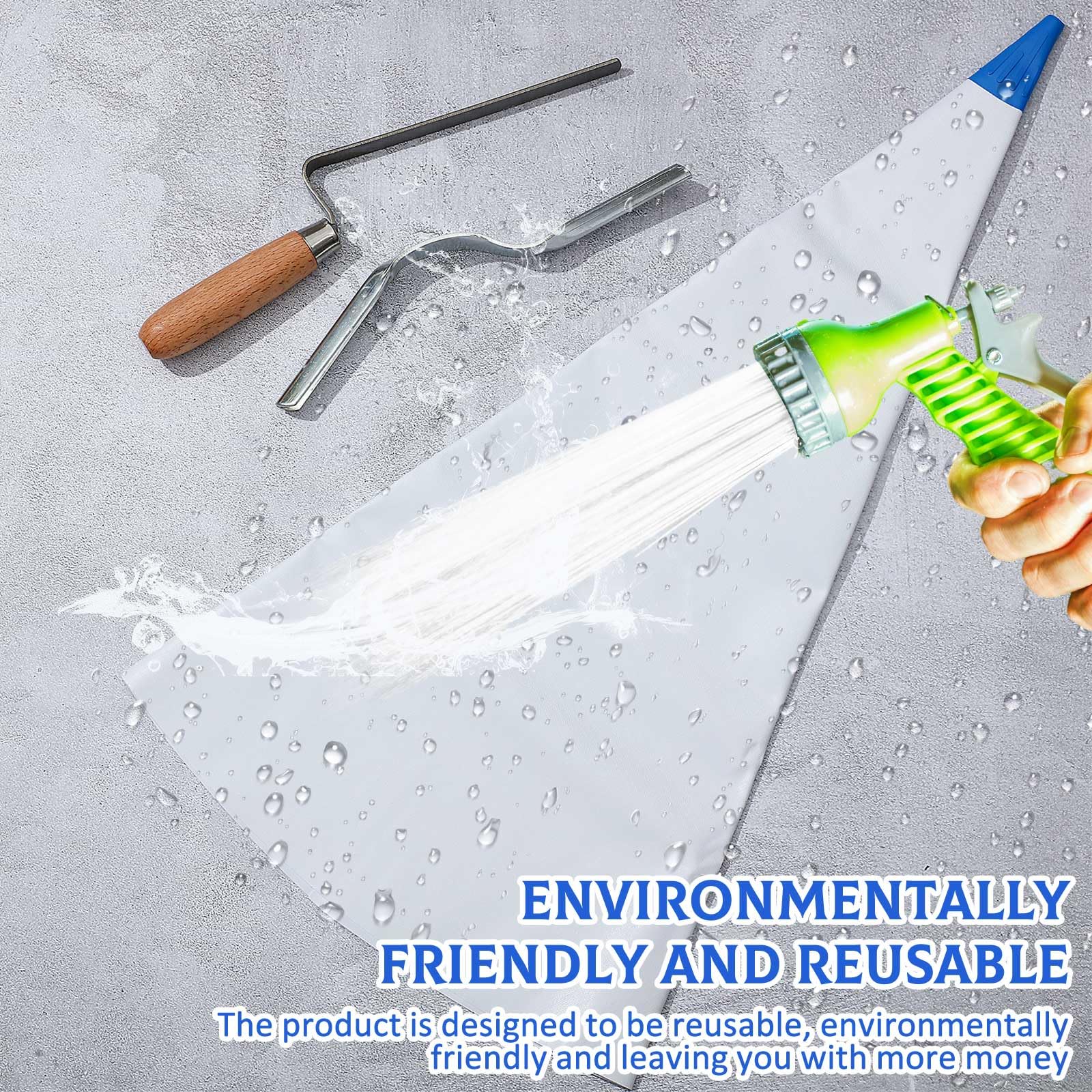 Flutesan 9-Piece Tile Grout & Masonry Mortar Bag Set - 6 x 12