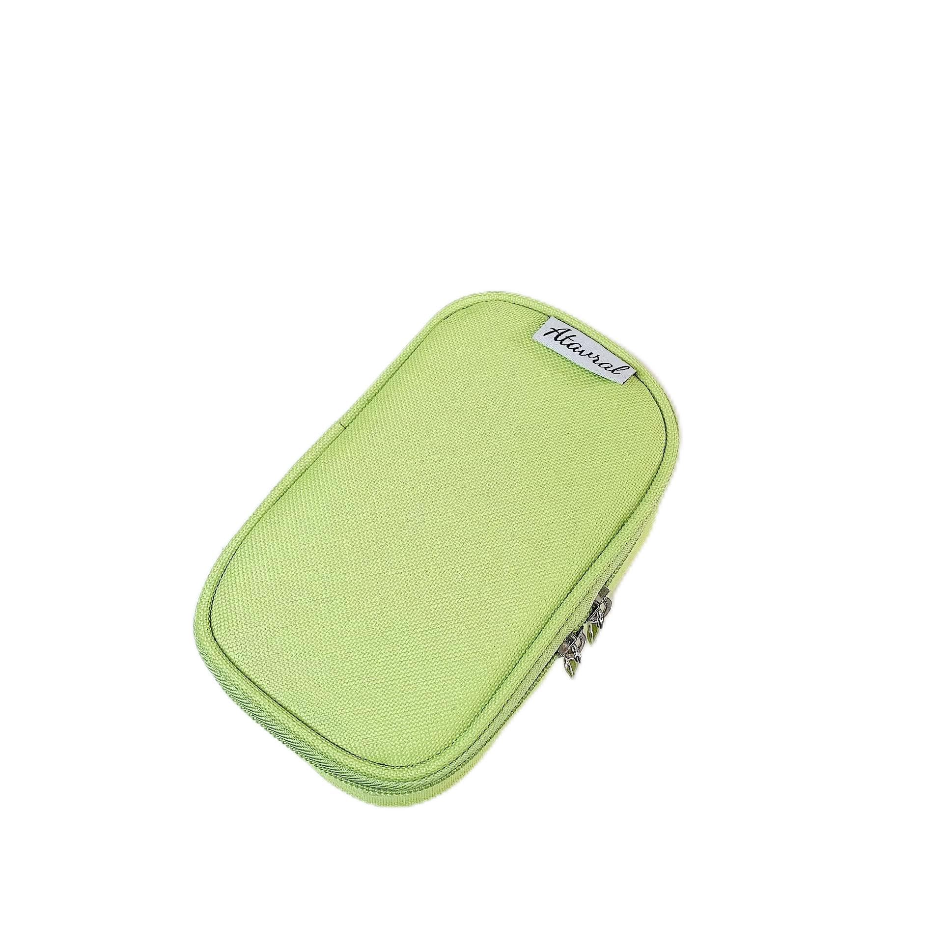 Mini Insulated Snack Bag for Kids & Adults - Reusable Lunch Box Cooler, Insulin Cooler Pouch (Green) - Perfect for School, Work, Picnics & Travel
