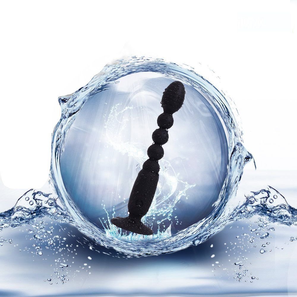 WALLER PAA Remote Control Vibrating Anal Beads - Rechargeable Prostate Massager for Men & Women - Couples Adult Sex Toy for Solo Play & Partnered Fun