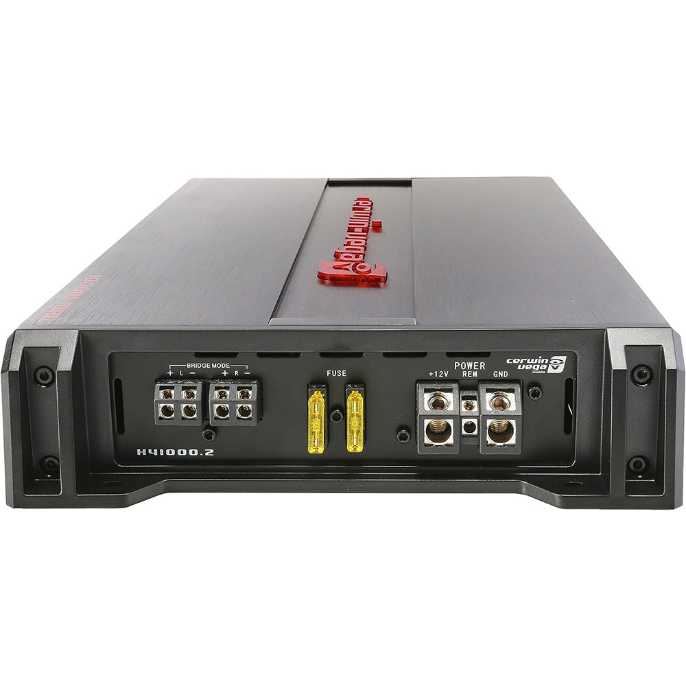 Cerwin Vega H41000.2 1100W 2 Channel Class AB Car Amplifier - High Power Car Audio System for Trucks, SUVs & Vehicles - Perfect for Bass Boost & Sound Upgrades