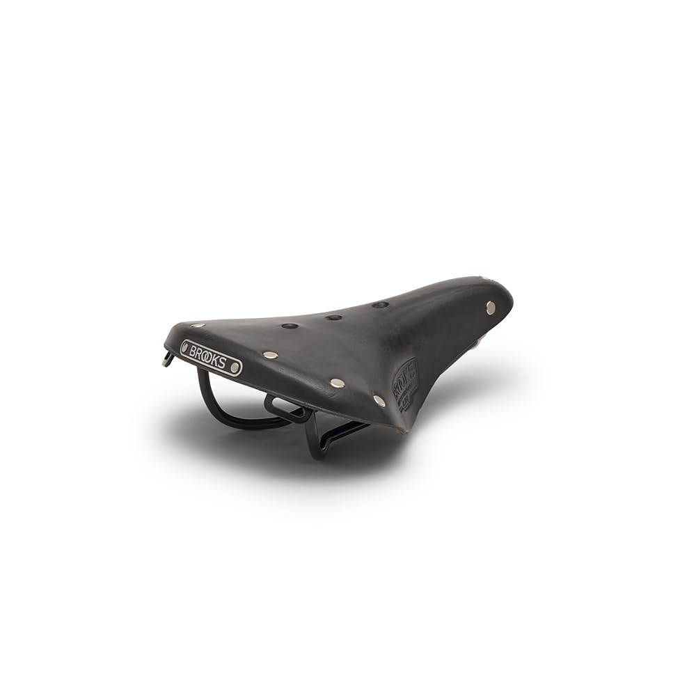 Brooks England B17 Short-Nose Leather Bike Saddle - Premium Comfort for Urban & Touring Cycling - Perfect for Commuting & Long-Distance Rides