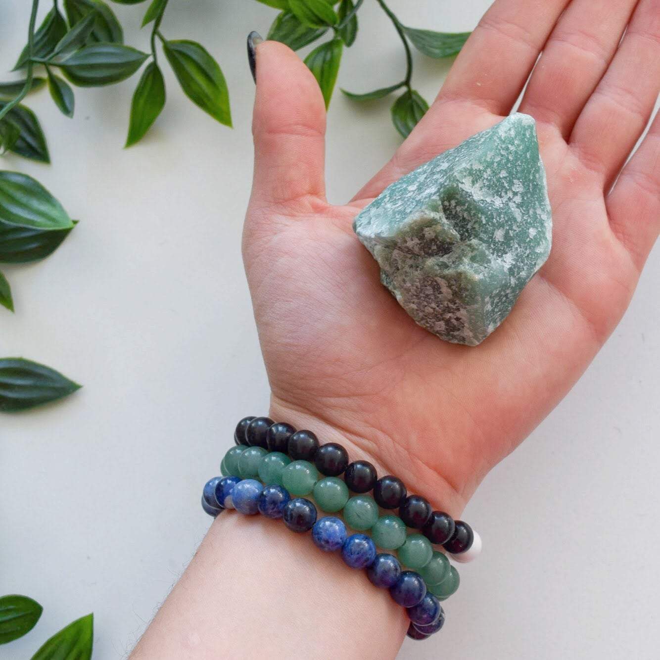 Sodalite Healing Crystal Mala Bracelet - Natural Stone Beads for Meditation, Stress Relief & Spiritual Balance | Perfect for Yoga, Mindfulness & Chakra Healing