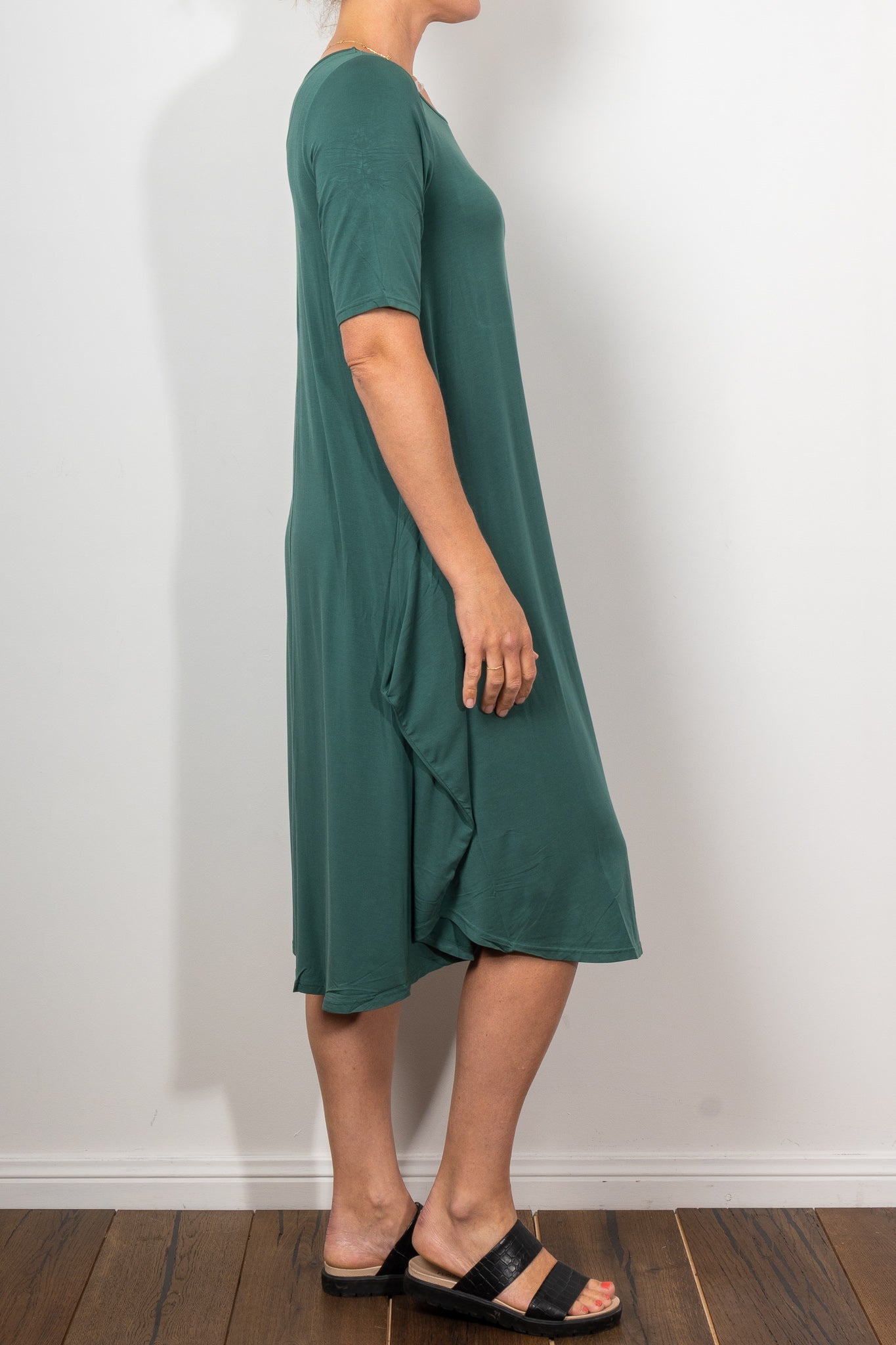 Tani Original Tri Dress Pine - Stylish and Comfortable Women's Dress for Casual Wear, Office, and Outdoor Activities