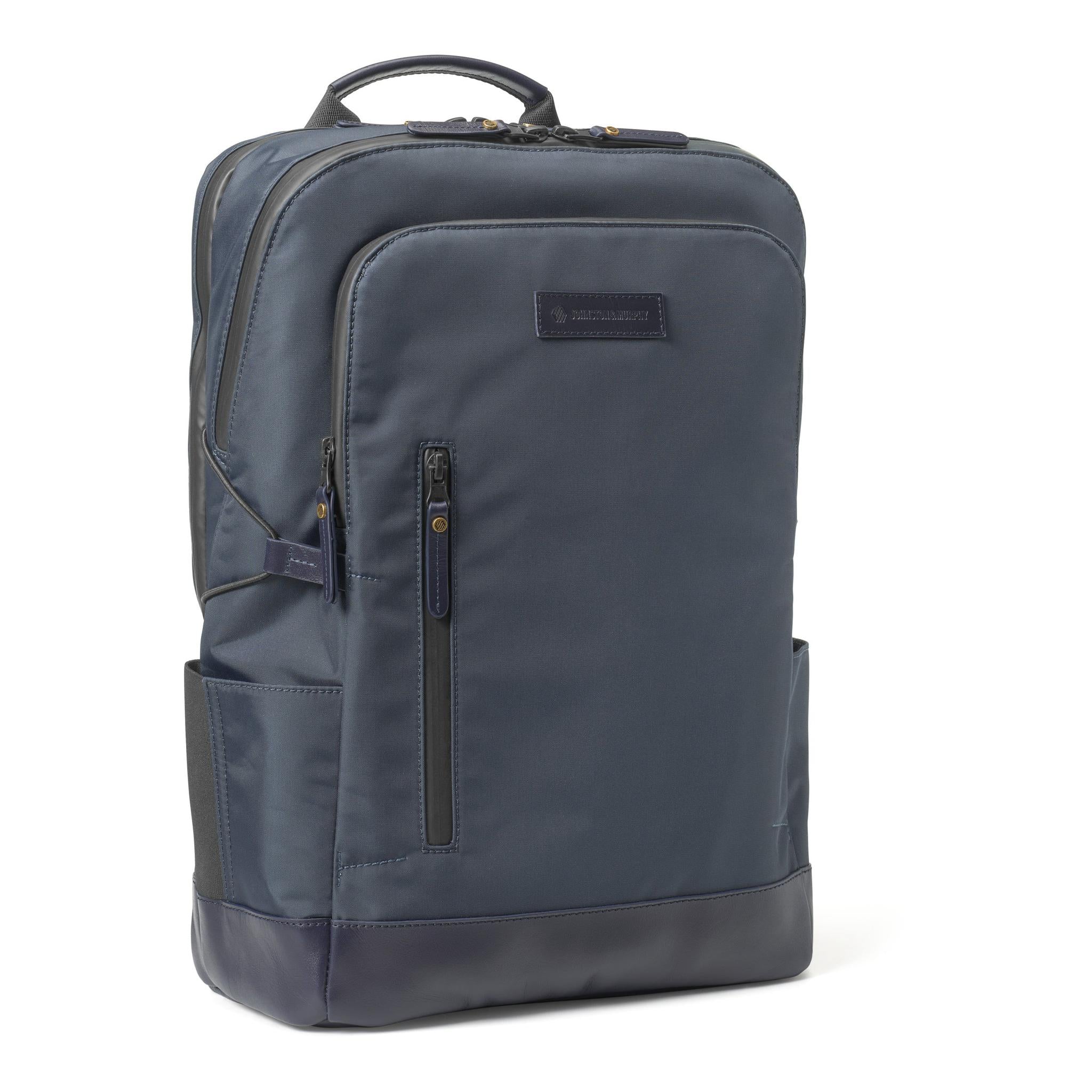Johnston & Murphy Hudson Waterproof Backpack for Men & Women - Durable Water-Resistant Laptop Backpack for Work, Travel & Outdoor Adventures