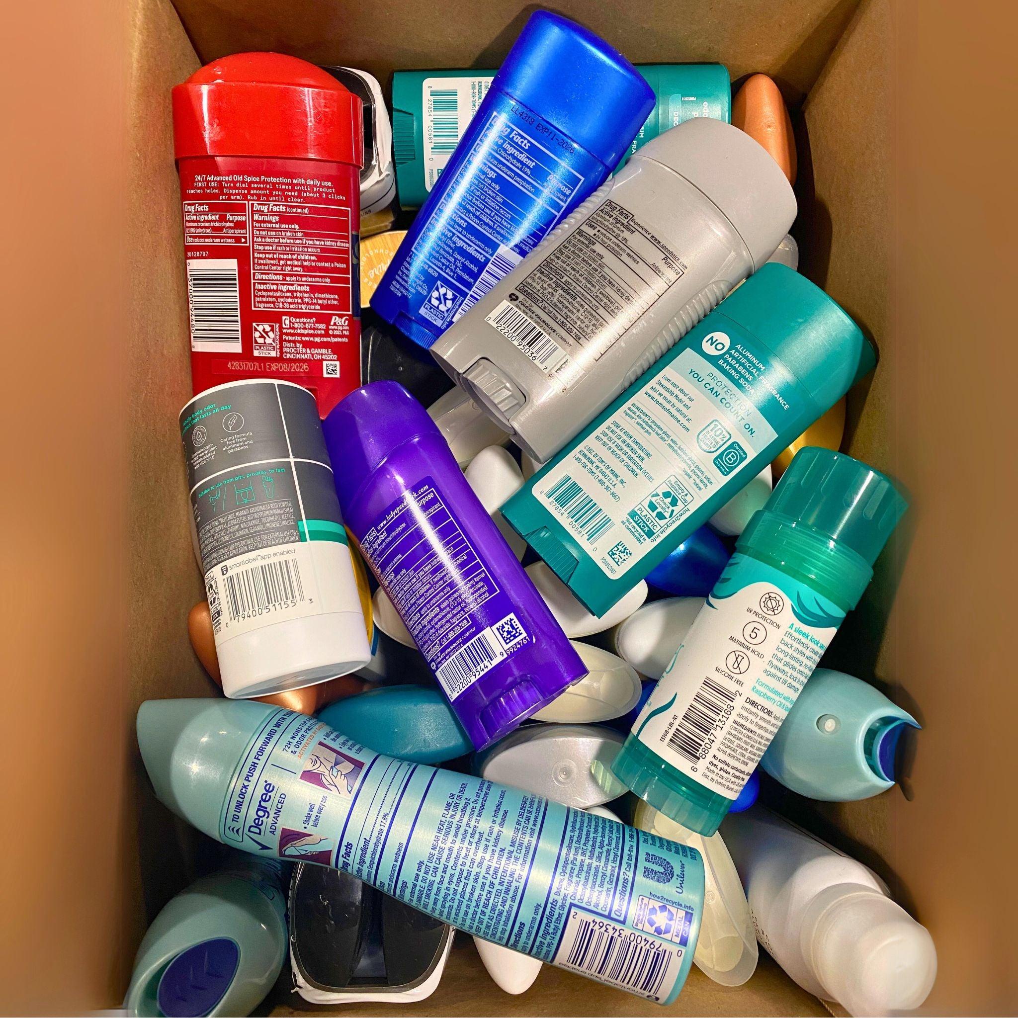 50 Pcs Assorted Deodorant Variety Pack for Women & Men - Different Sizes & Scents | Travel, Gym, Office & Daily Use