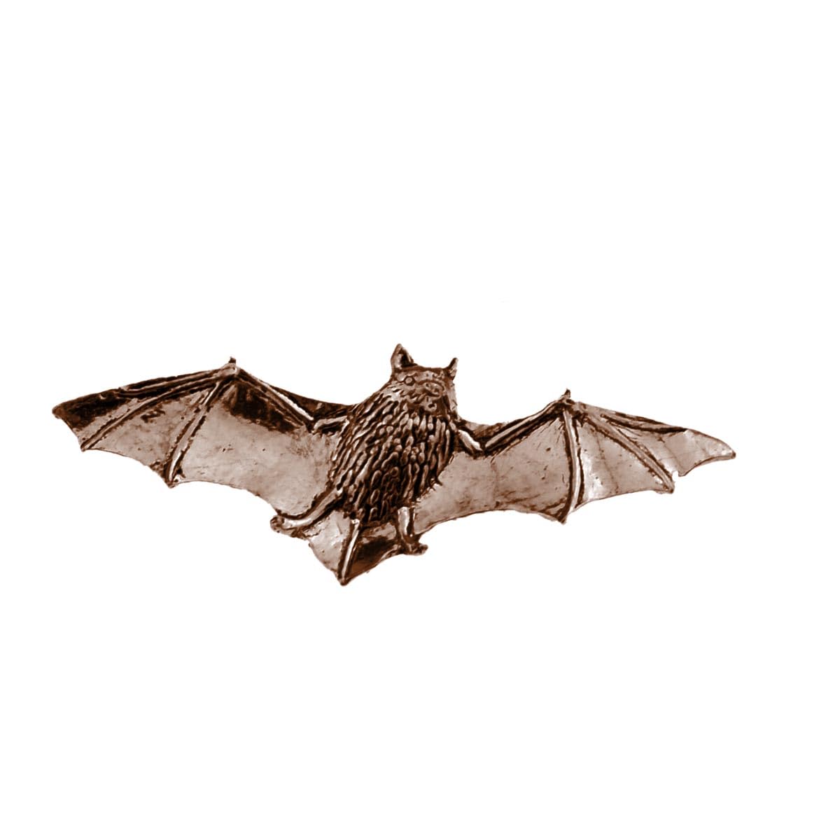 Vintage A34 Bat Copper Effect Pewter Pin Badge - Gothic Jewelry for Jackets, Bags & Collectibles - Perfect for Halloween, Cosplay & Goth Fashion Accessories