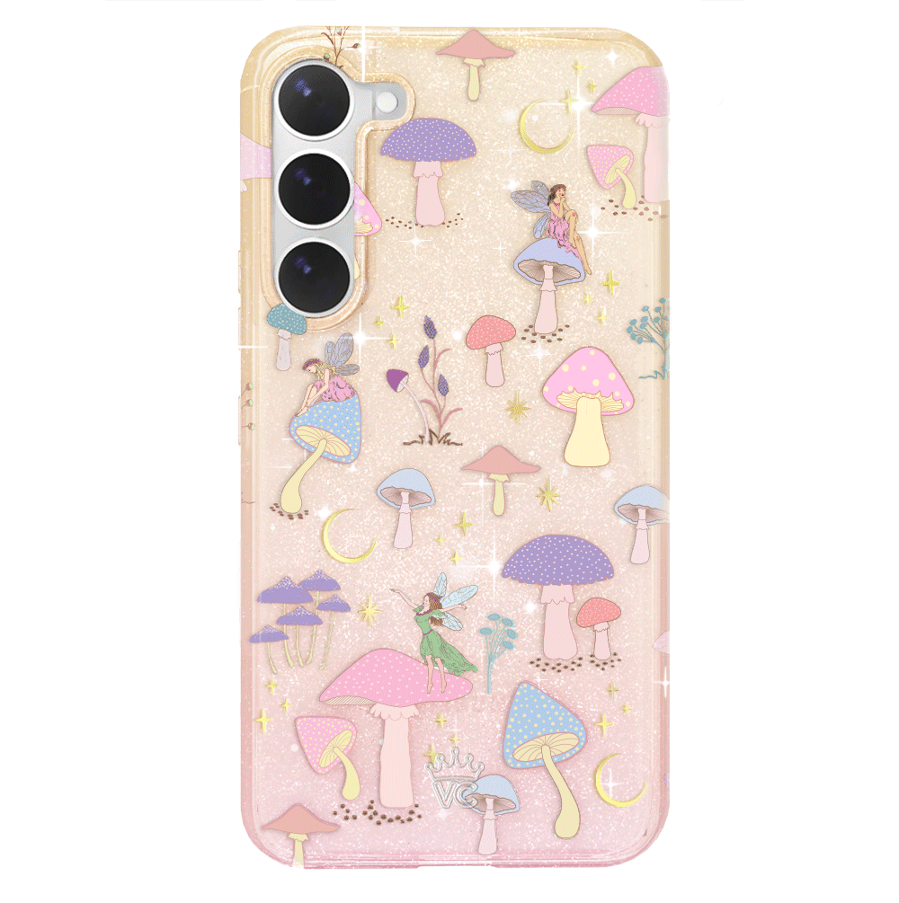 Enchanted Mushrooms Samsung Phone Case - Protective Cover for Samsung Galaxy Series | Perfect for Nature Lovers & Fantasy Fans